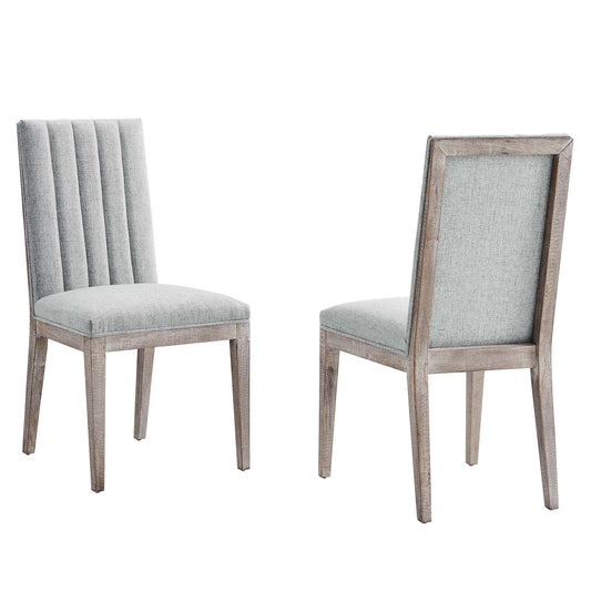 Maisonette French Vintage Tufted Fabric Fabric Dining Side Chair by Modway