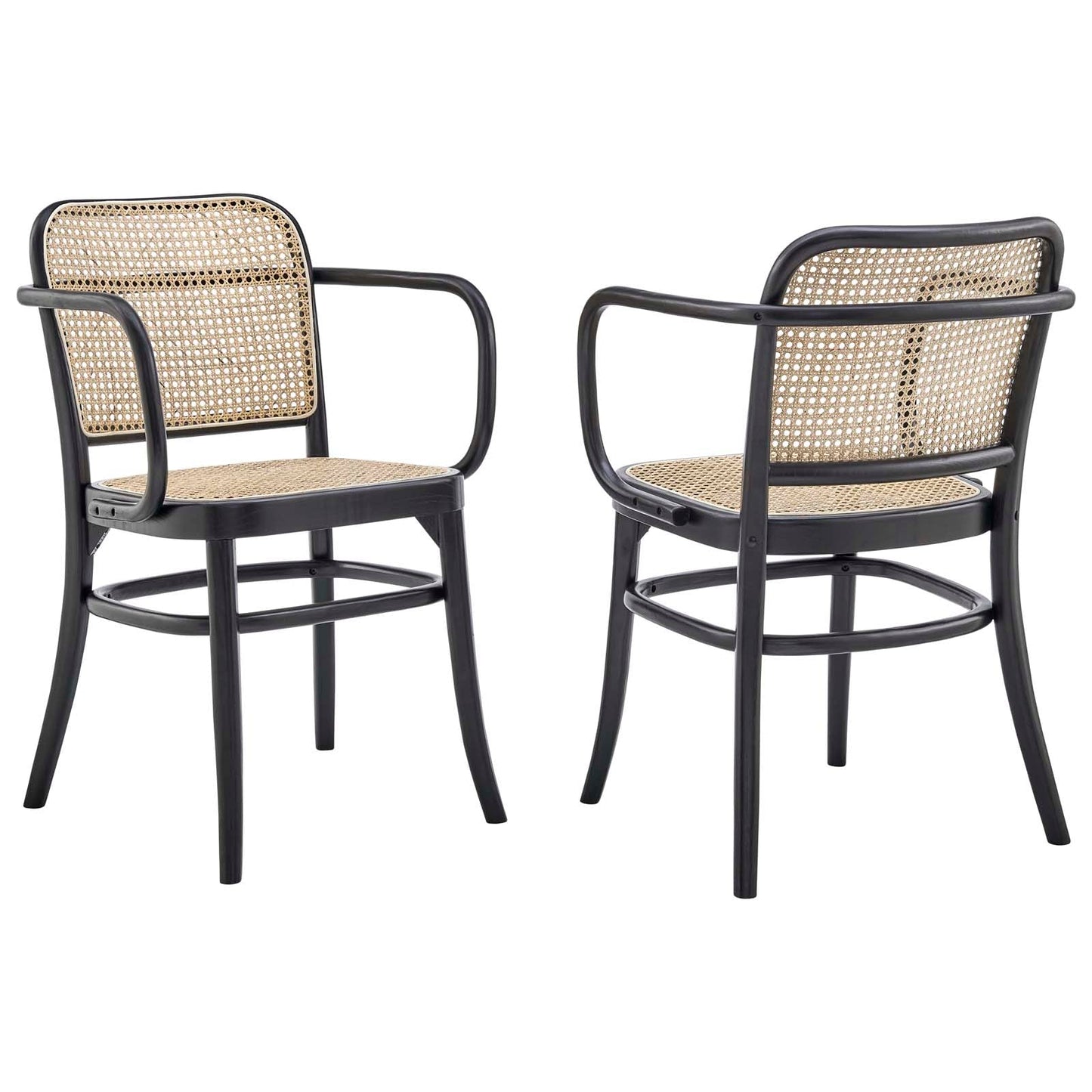 Winona Wood Dining Chair Set of 2 by Modway