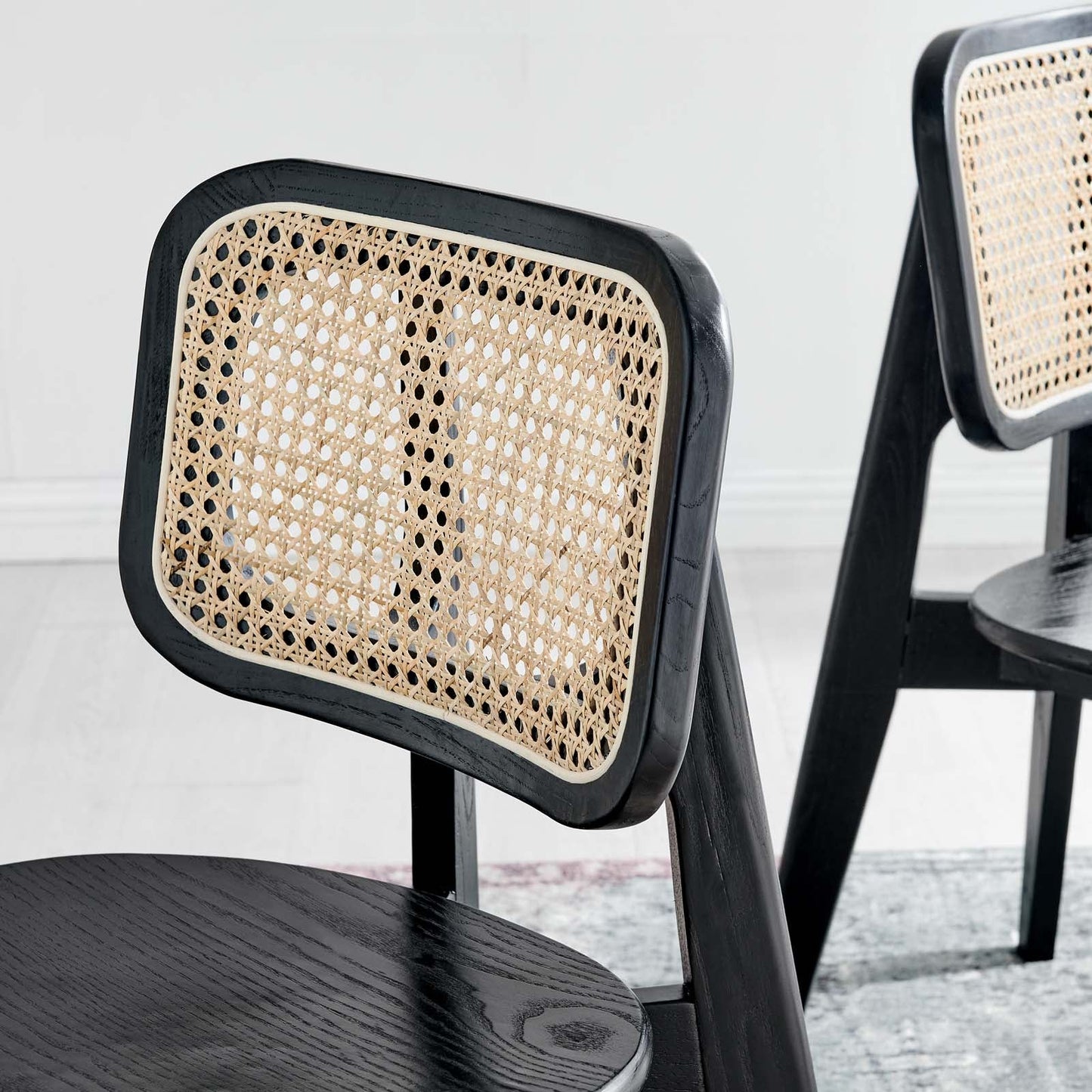Habitat Wood Dining Side Chair Set of 2 by Modway