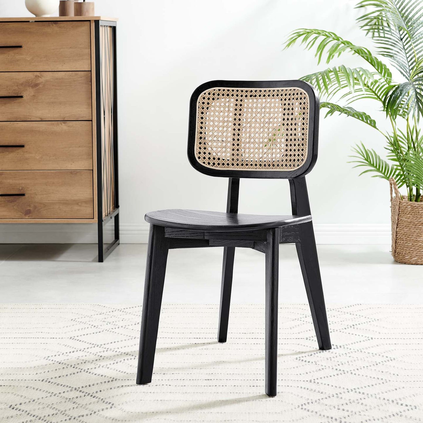 Habitat Wood Dining Side Chair Set of 2 by Modway