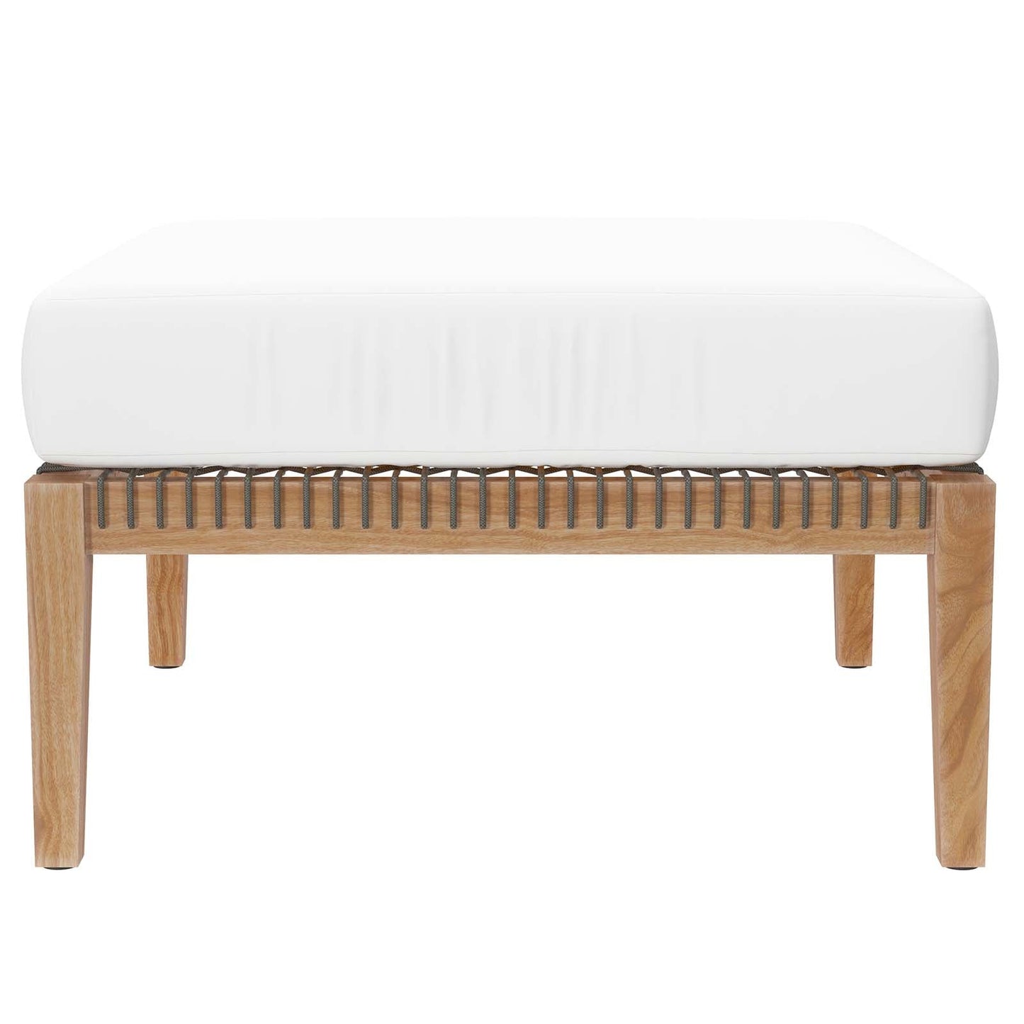 Clearwater 4-Piece Outdoor Patio Teak Wood Sectional Sofa by Modway