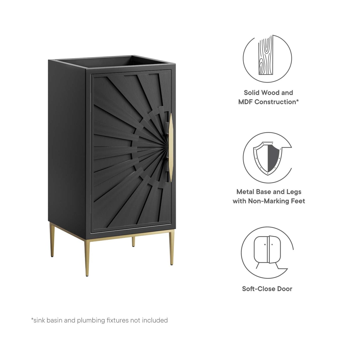 Awaken 18" Bathroom Vanity Cabinet by Modway