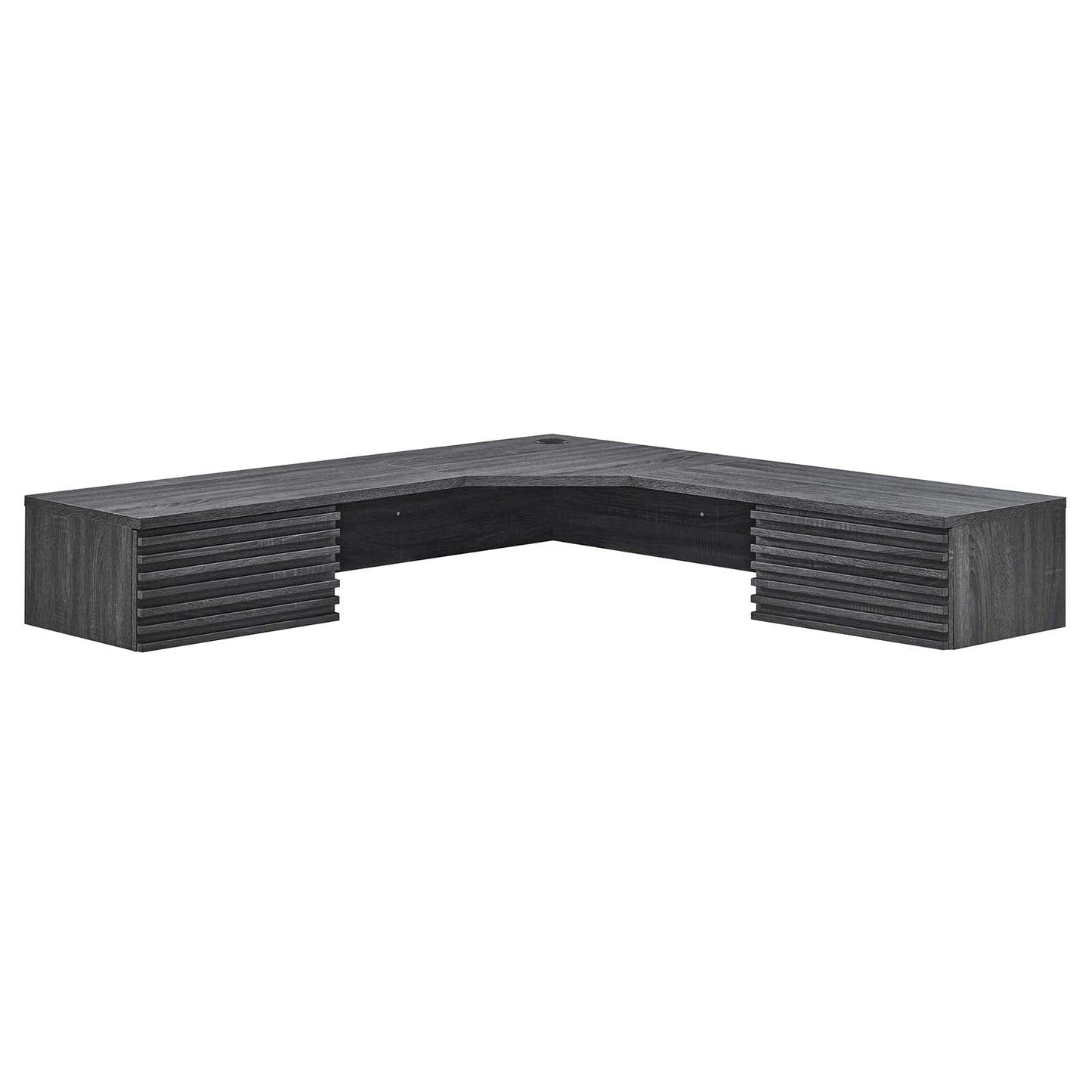 Render Wall Mount Corner Office Desk by Modway