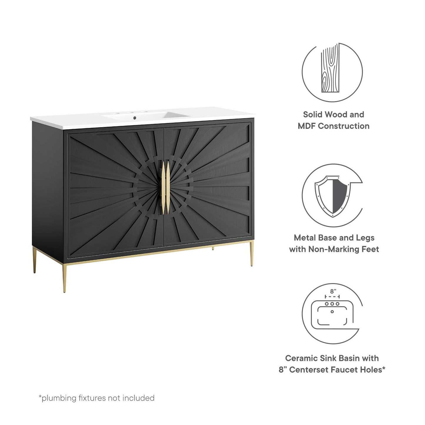 Awaken 48" Bathroom Vanity by Modway