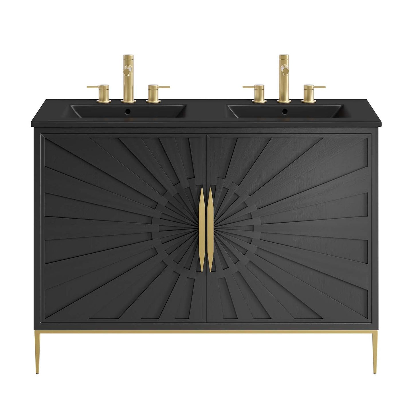 Awaken 48" Double Sink Bathroom Vanity by Modway
