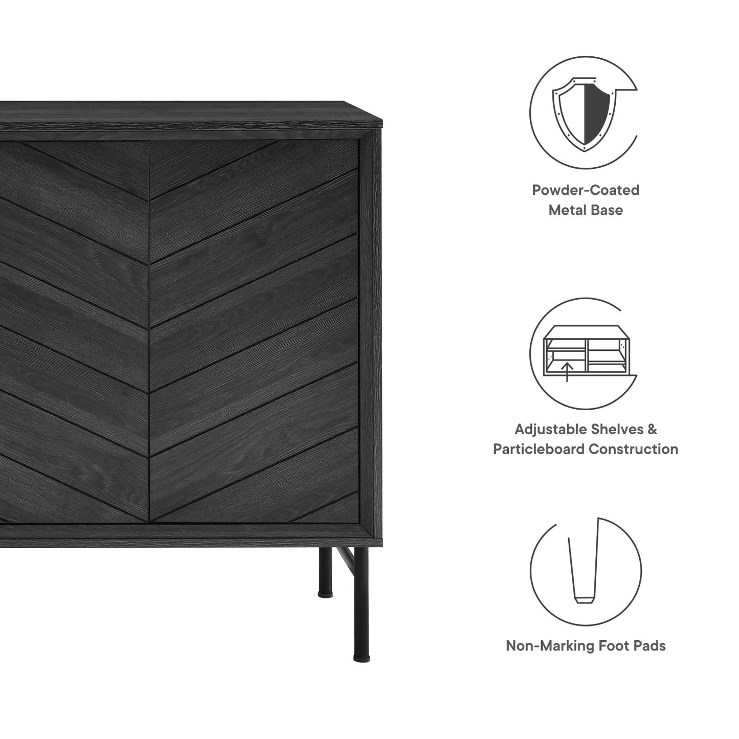 Harper Chevron Sideboard by Modway