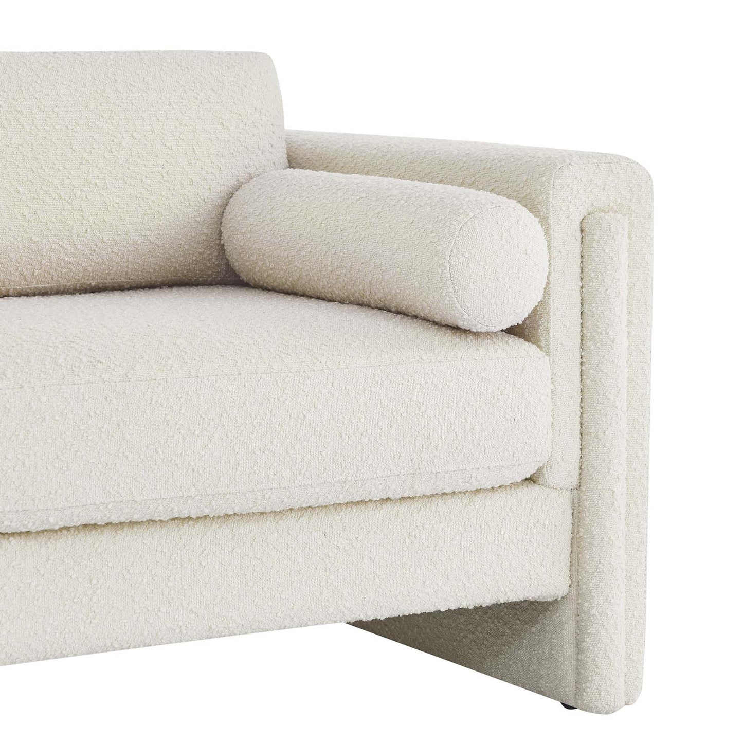Visible Boucle Fabric Loveseat by Modway