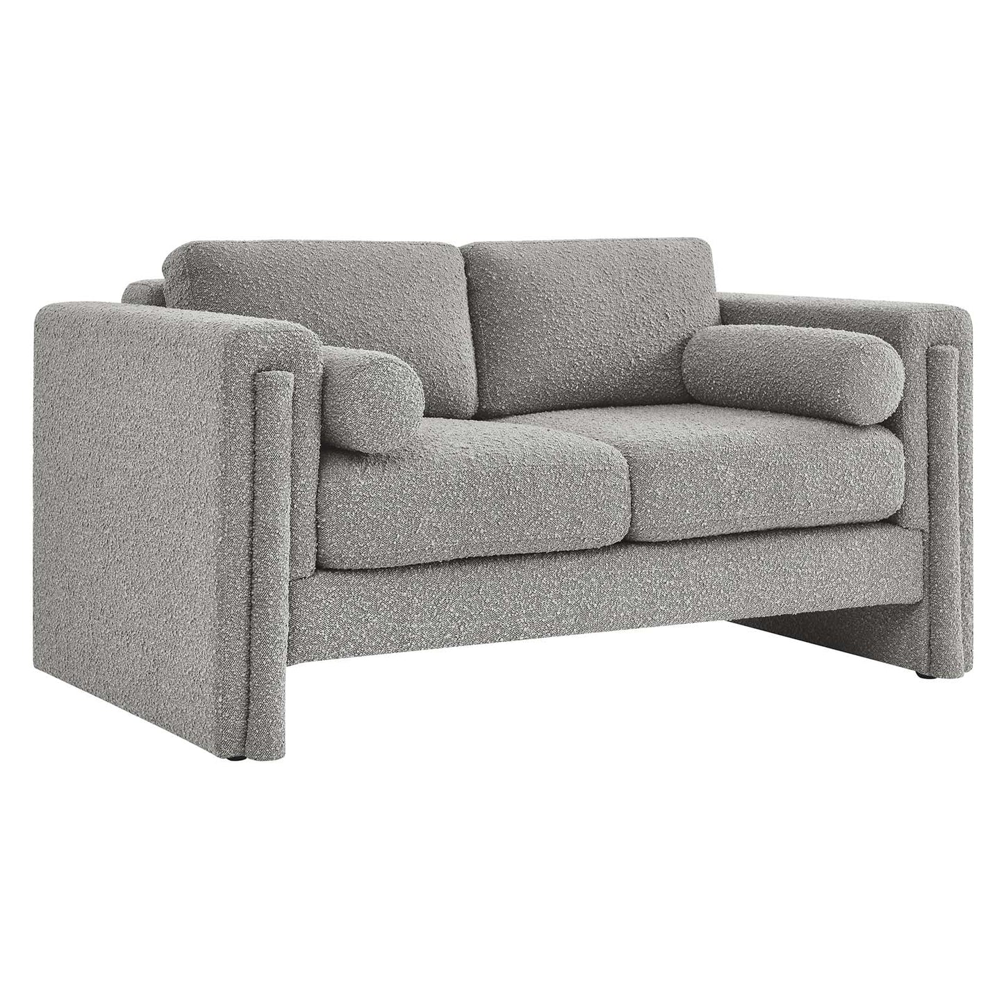 Visible Boucle Fabric Loveseat by Modway