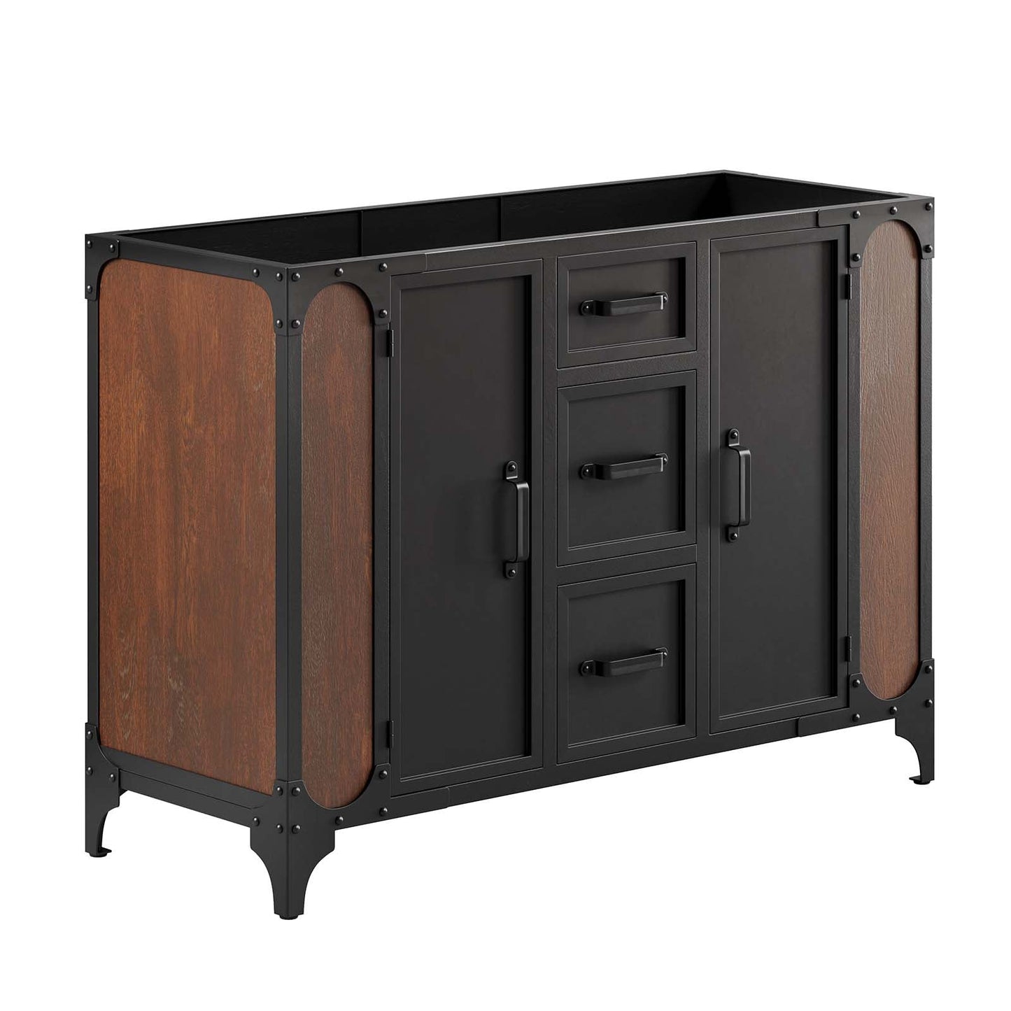 Steamforge 48" Double Sink Bathroom Vanity by Modway