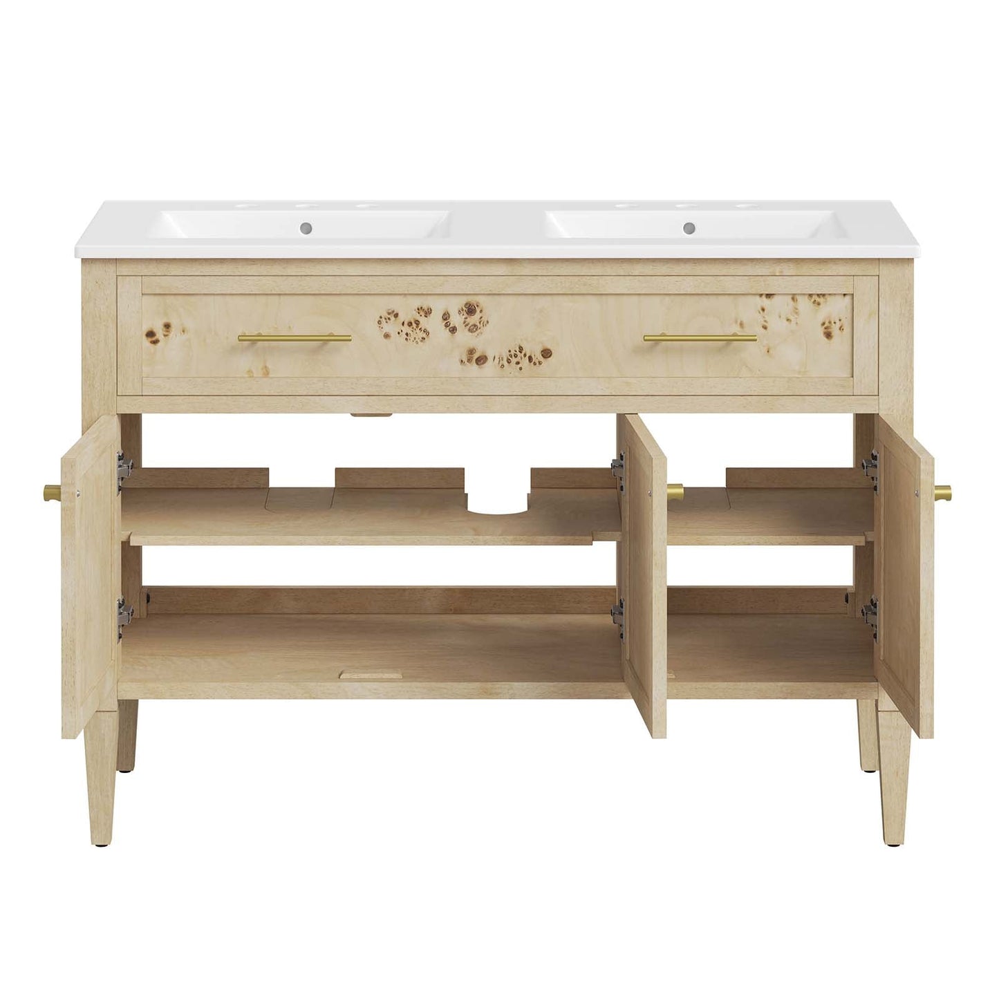 Elysian 48" Double Sink Bathroom Vanity by Modway