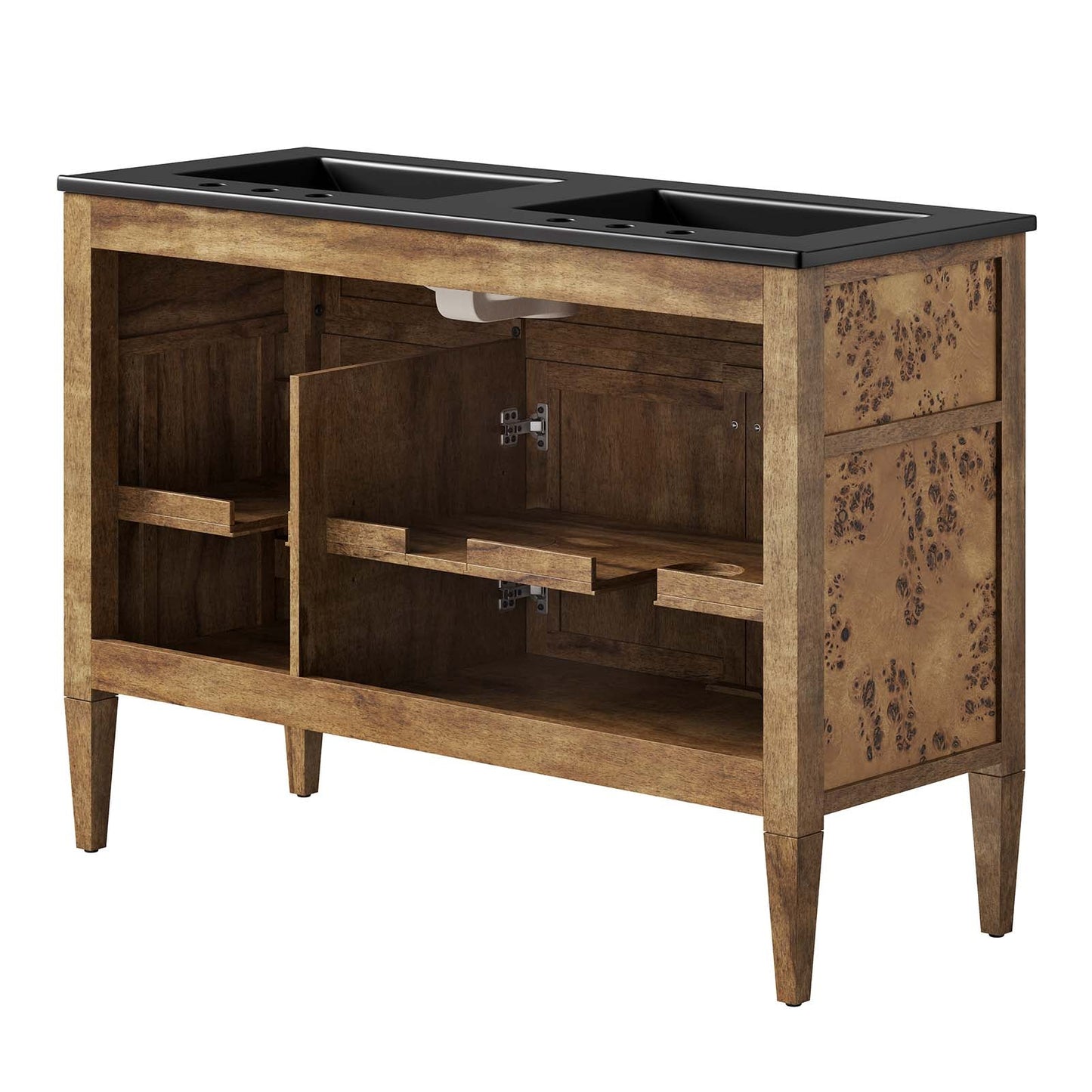 Elysian 48" Wood Double Sink Bathroom Vanity by Modway
