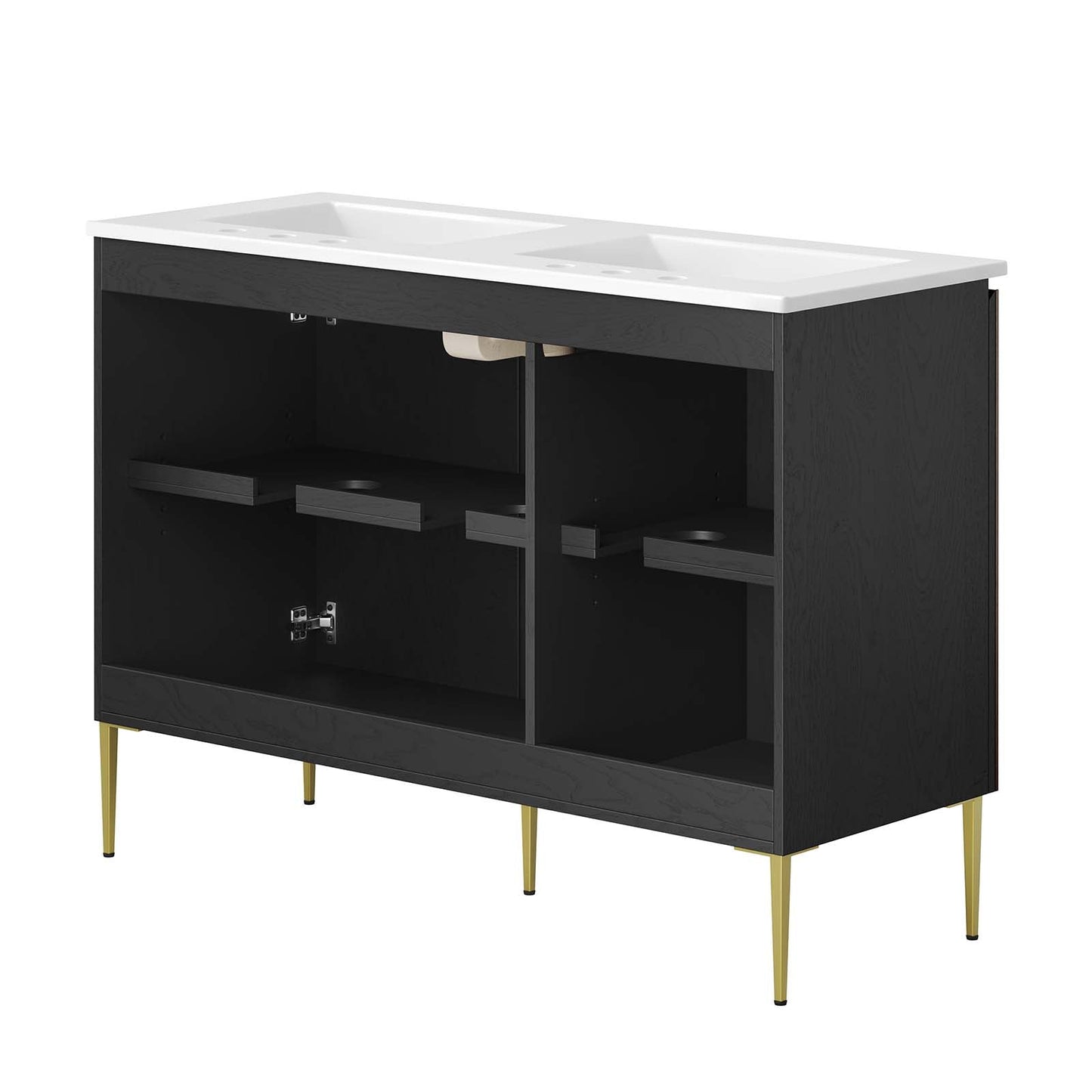Alchemist 48" Double Sink Bathroom Vanity by Modway