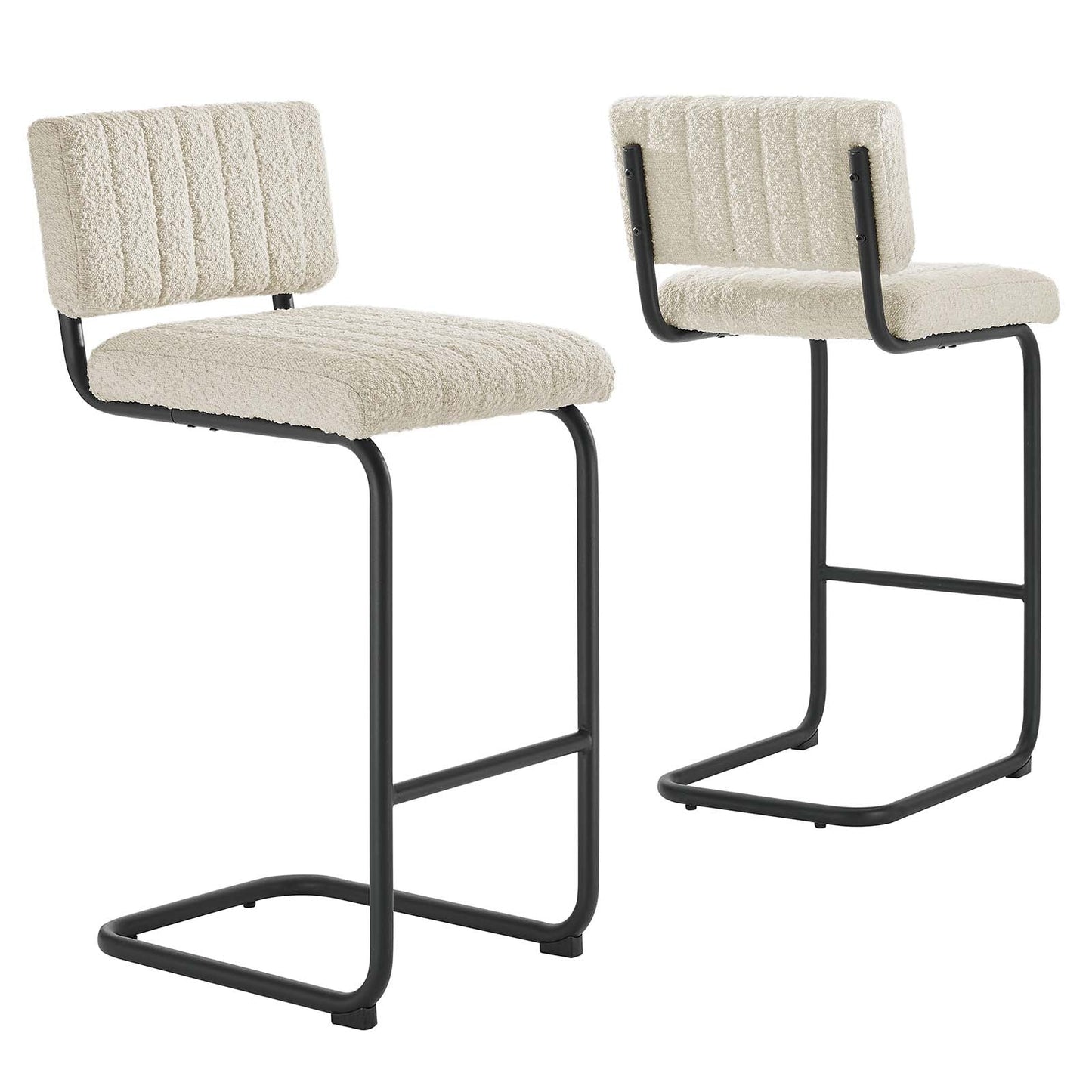 Parity Boucle Counter Stools Set of 2 by Modway