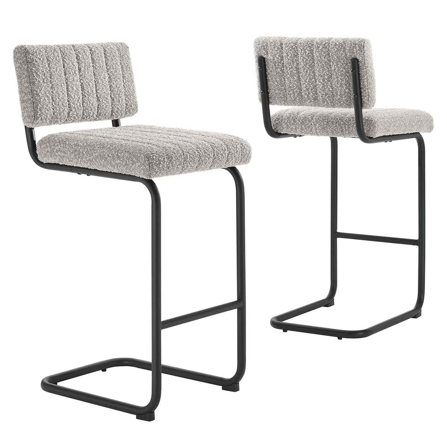 Parity Boucle Counter Stools Set of 2 by Modway