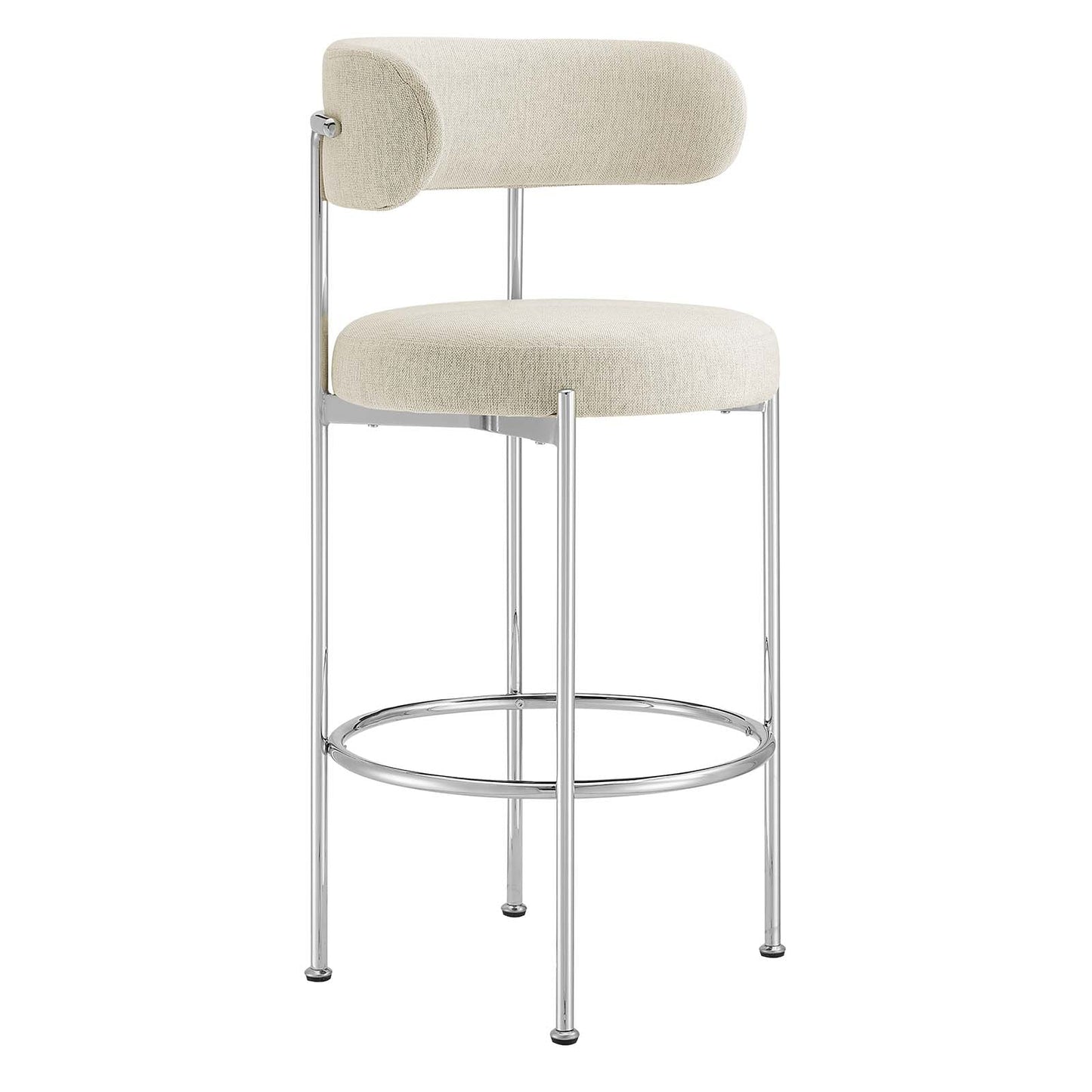Albie Fabric Bar Stools Set of 2 by Modway