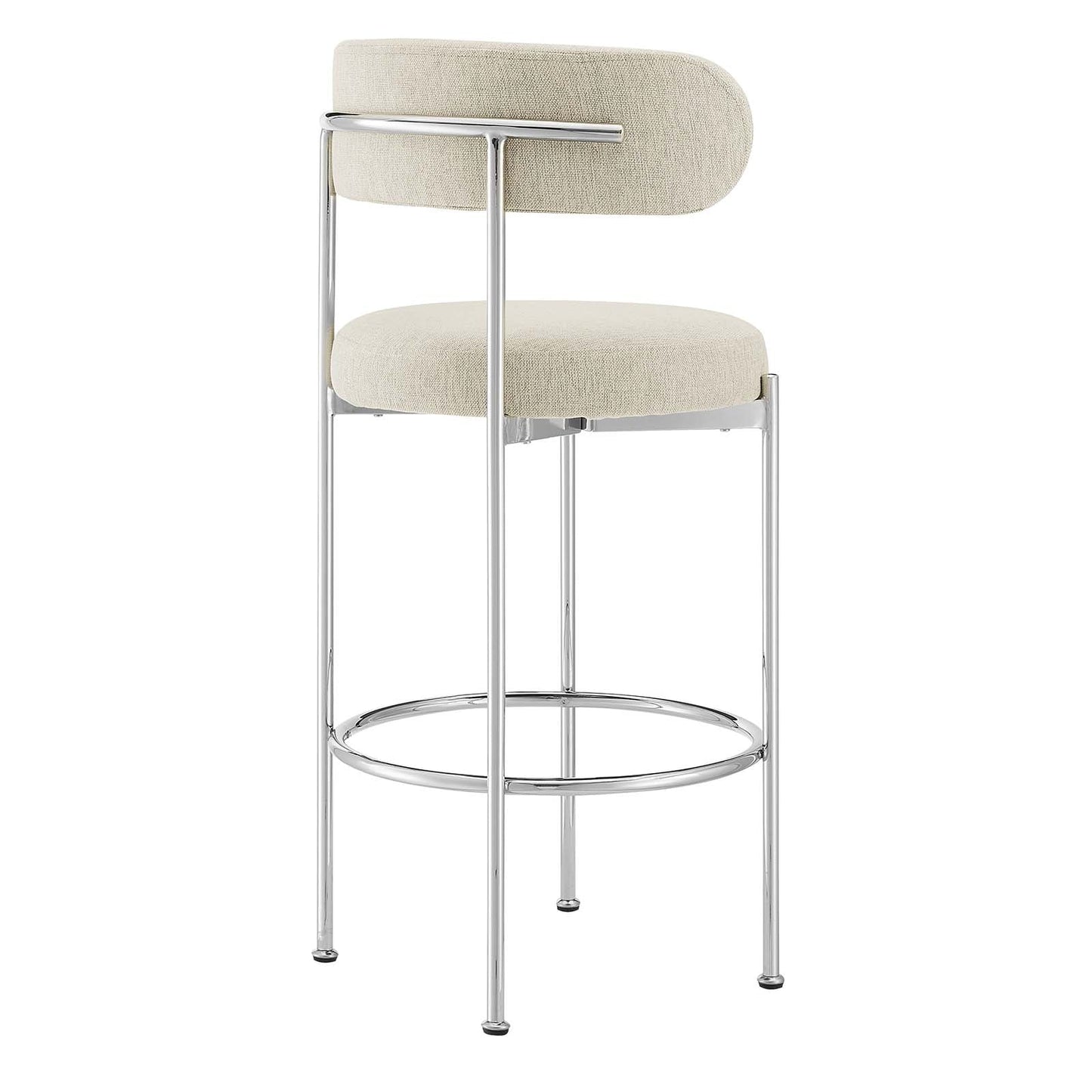 Albie Fabric Bar Stools Set of 2 by Modway