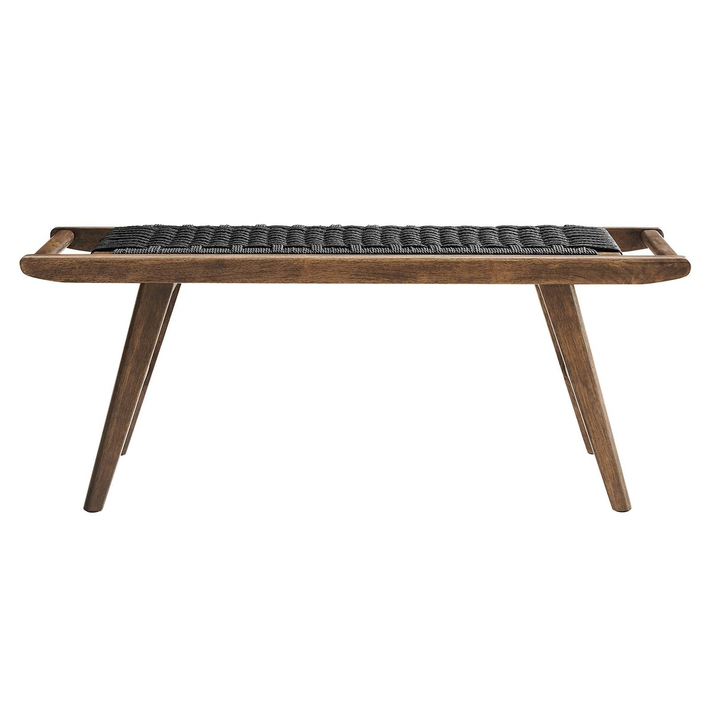 Saoirse 47" Wove Rope Wood Bench by Modway