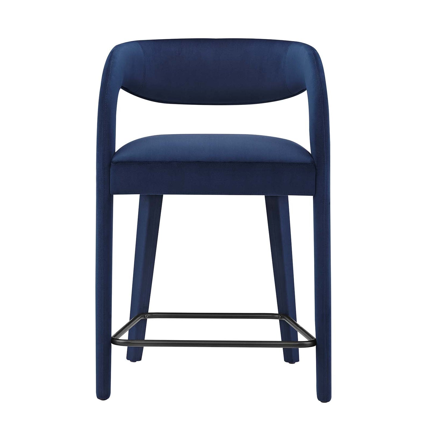 Pinnacle Performance Velvet Counter Stool Set of 2 by Modway
