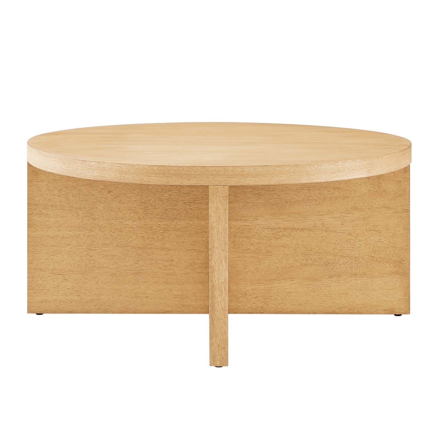 Silas Round Wood Coffee Table by Modway
