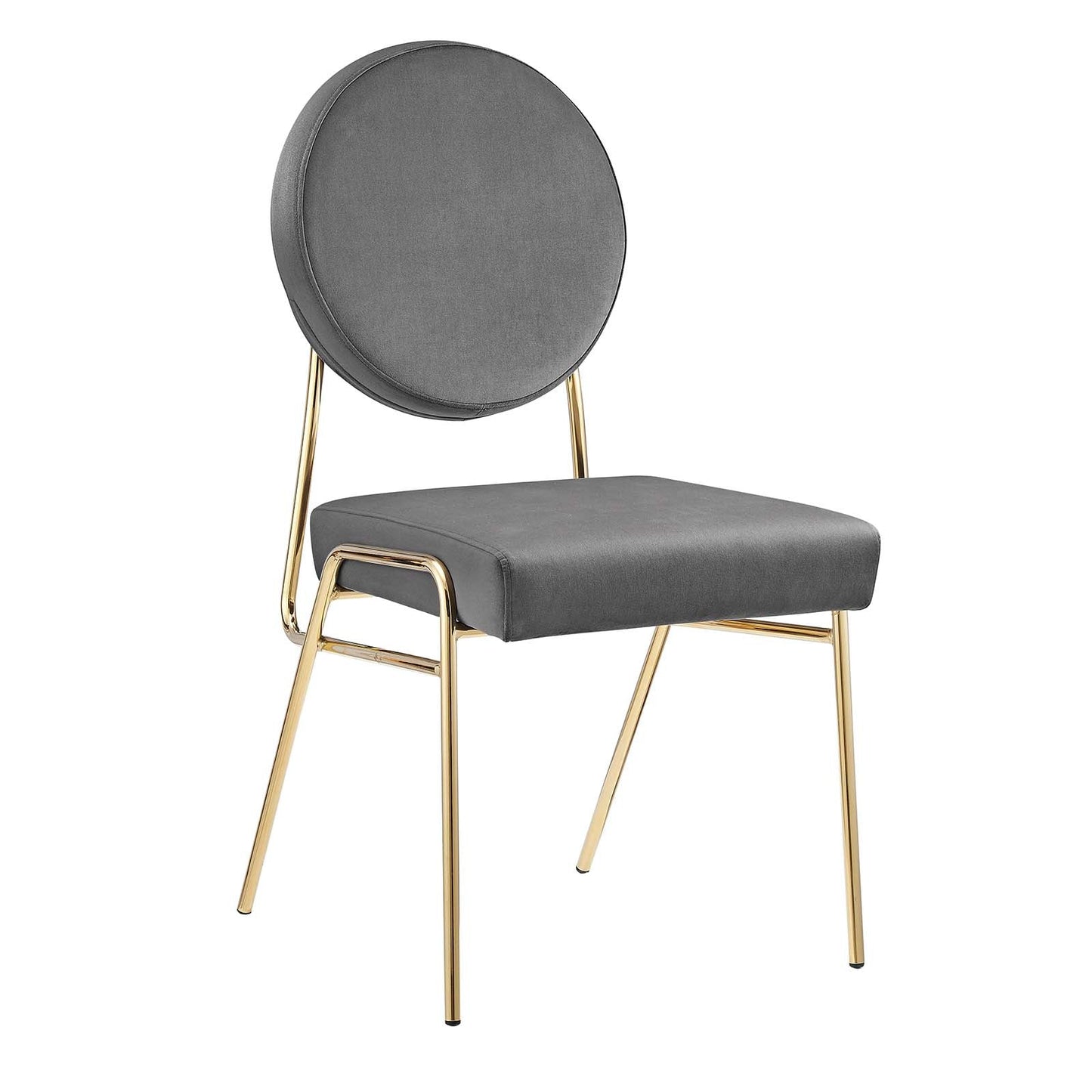 Craft Performance Velvet Dining Side Chairs Set of 2 by Modway