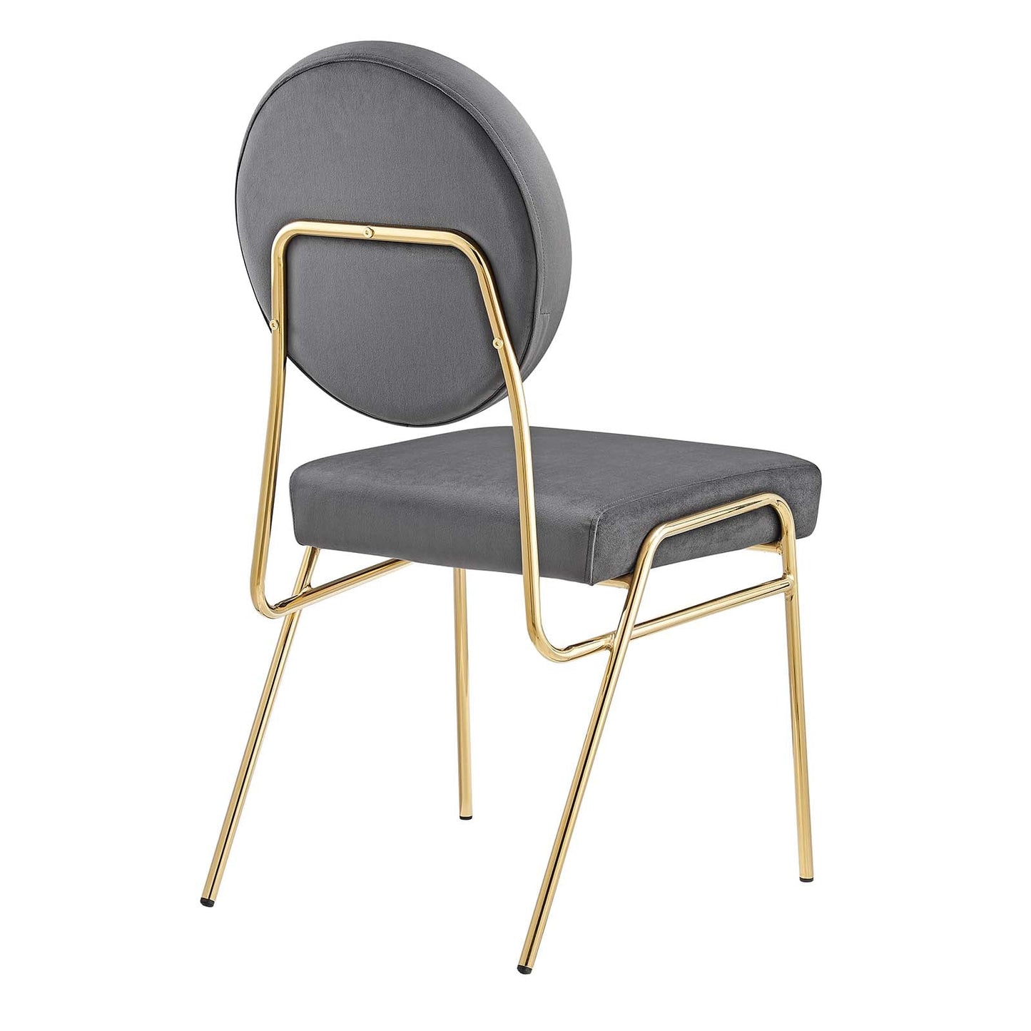 Craft Performance Velvet Dining Side Chairs Set of 2 by Modway