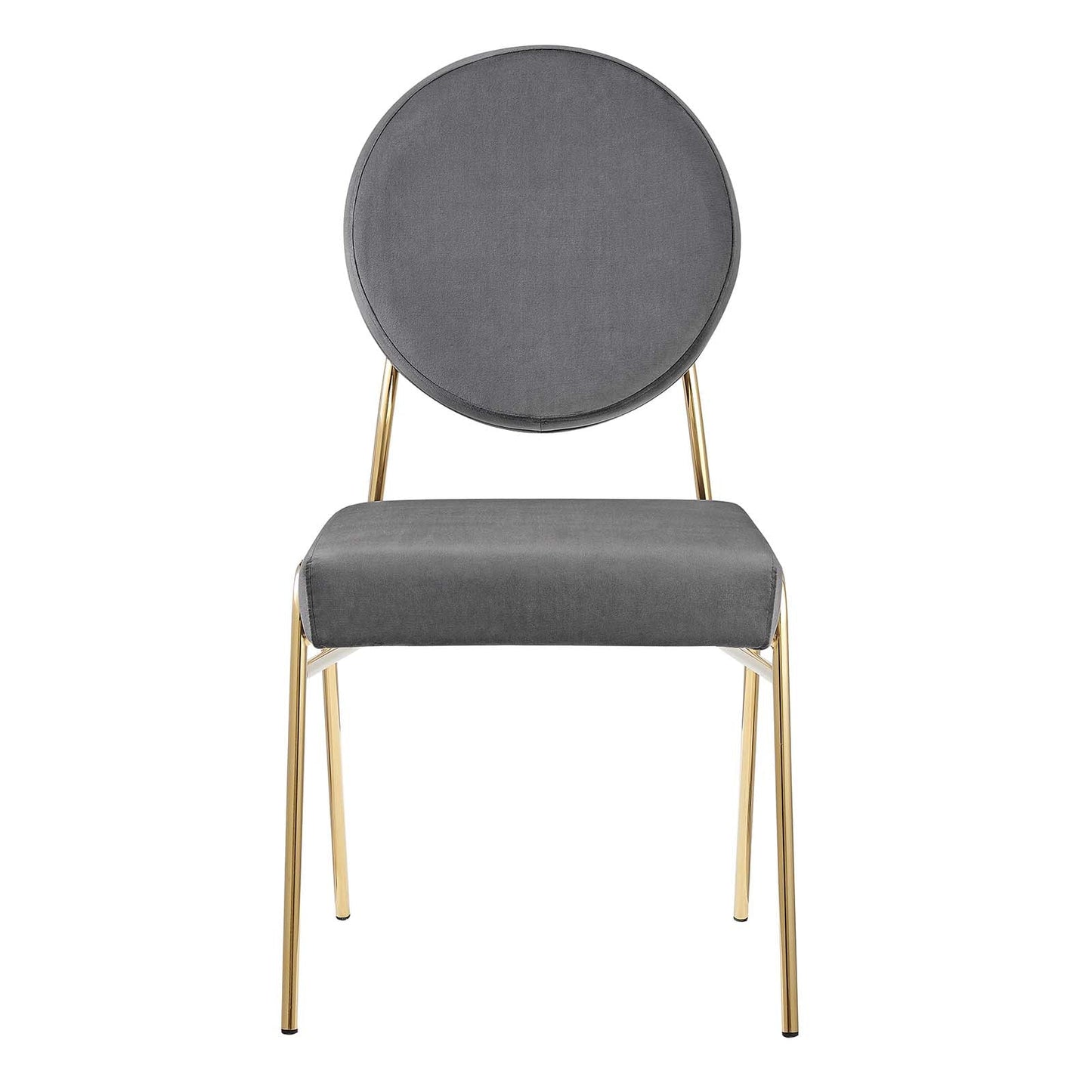 Craft Performance Velvet Dining Side Chairs Set of 2 by Modway