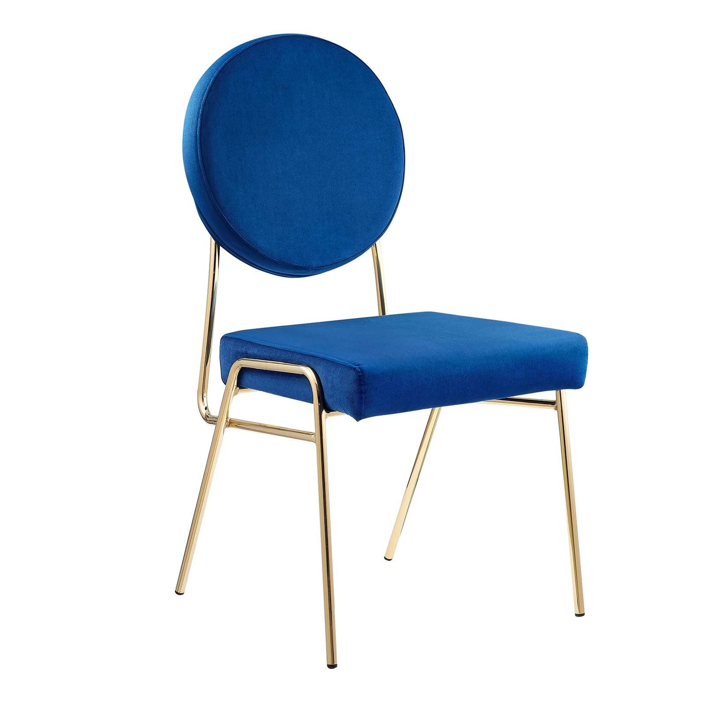 Craft Performance Velvet Dining Side Chairs Set of 2 by Modway