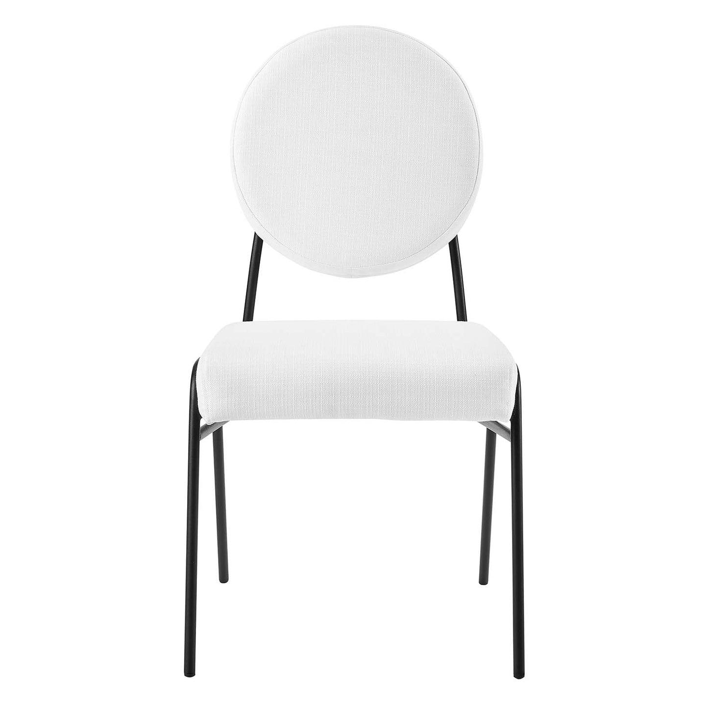 Craft Upholstered Fabric Dining Side Chairs Set of 2 by Modway