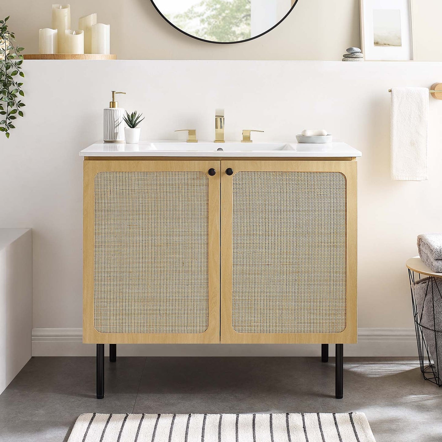 Chaucer 36" Bathroom Vanity Cabinet (Sink Basin Not Included) by Modway