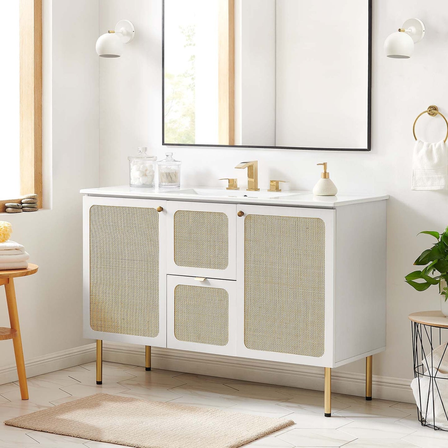 Chaucer 48" Bathroom Vanity Cabinet (Sink Basin Not Included) by Modway