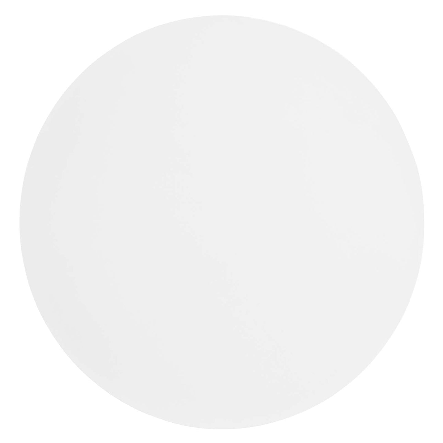Aliza Round White Marble Side Table by Modway