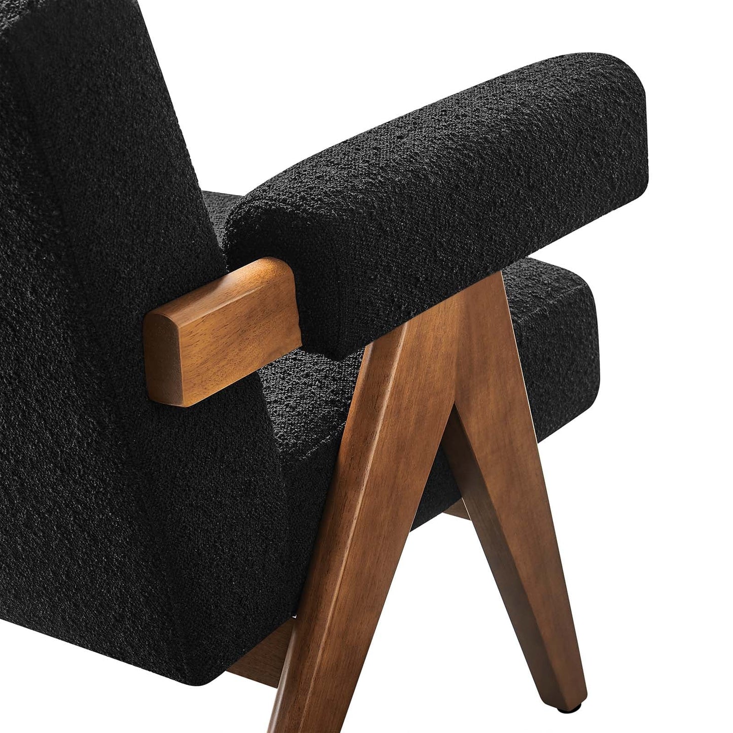 Lyra Boucle Fabric Armchair Set of 2 by Modway