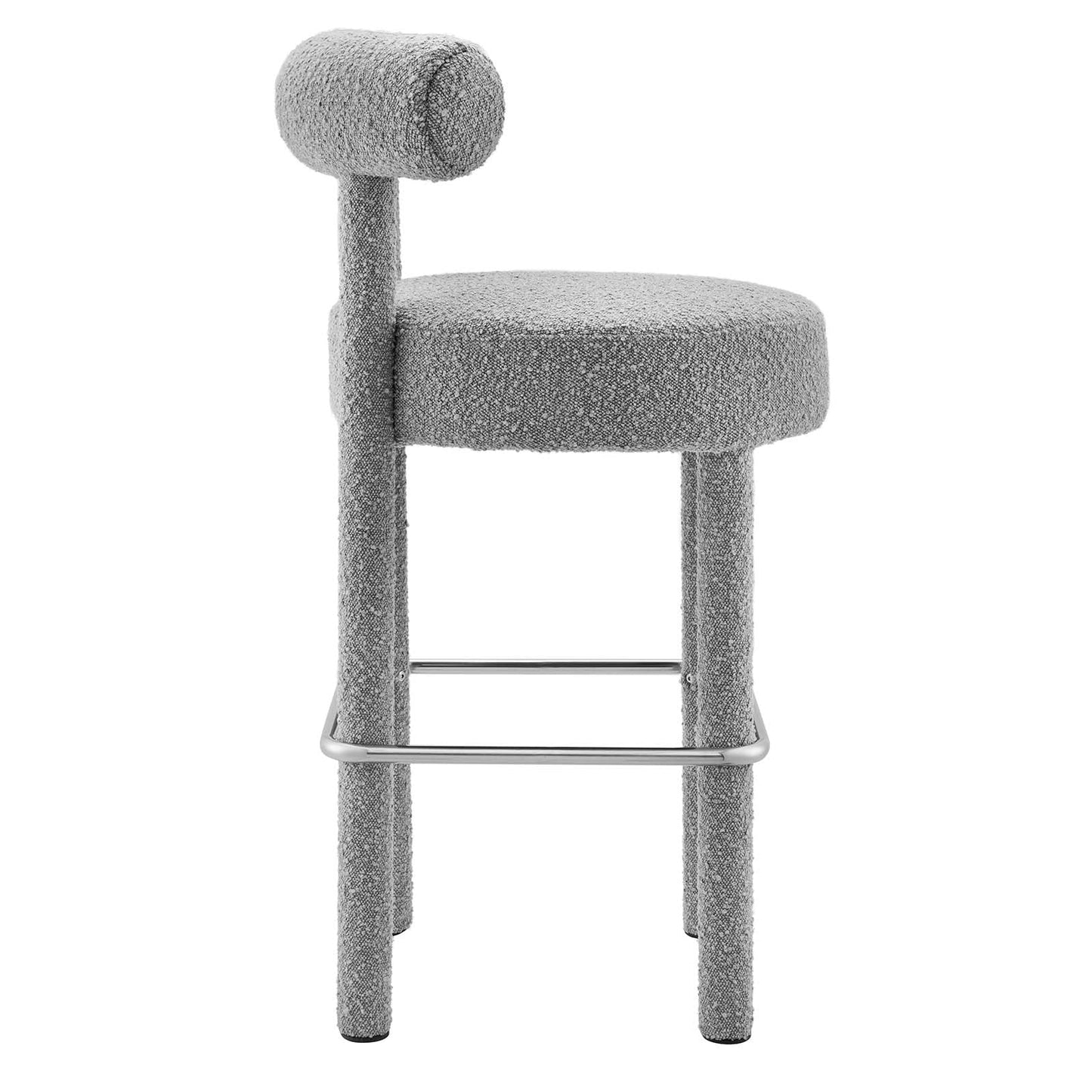 Toulouse Boucle Fabric Bar Stool Set of 2 by Modway