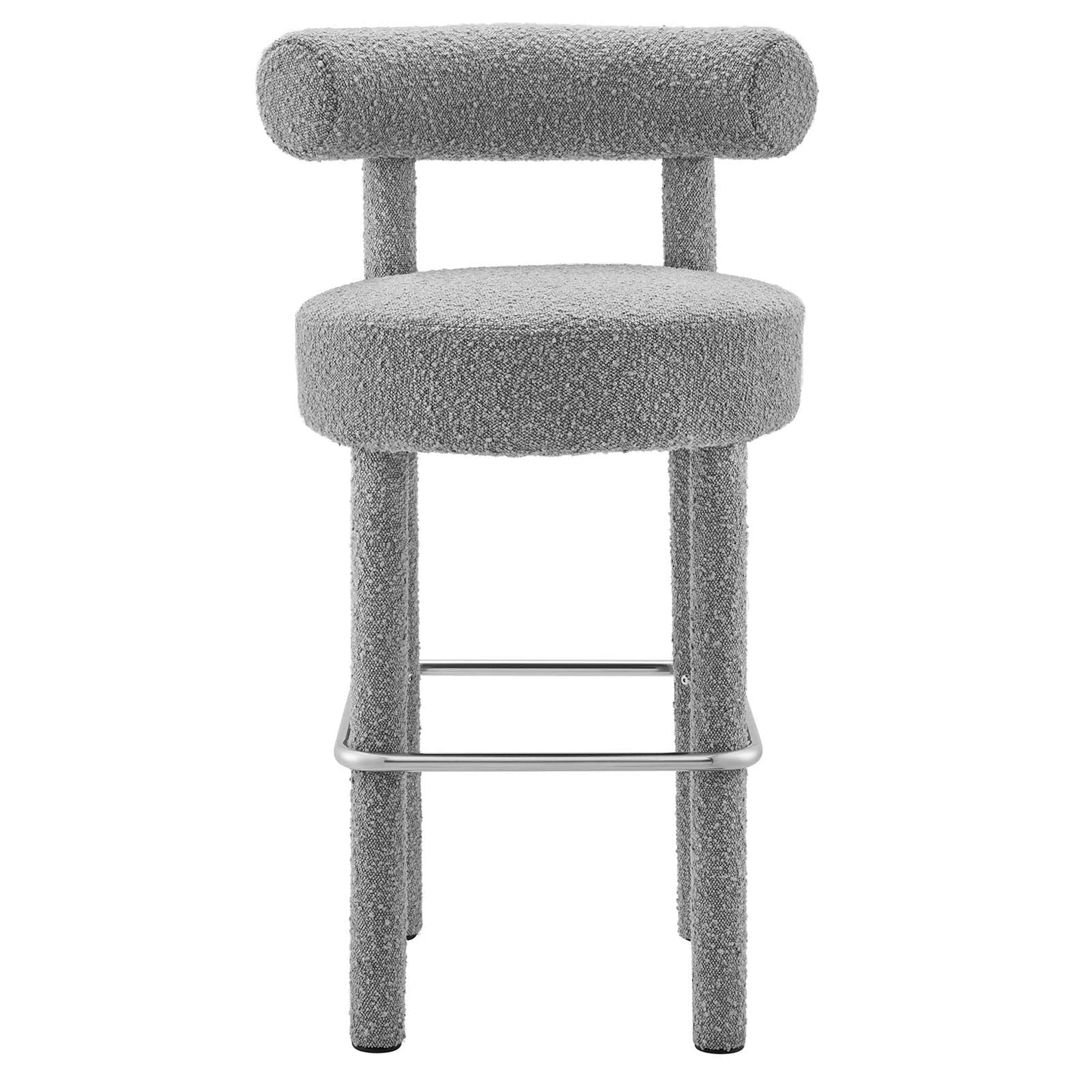 Toulouse Boucle Fabric Bar Stool Set of 2 by Modway