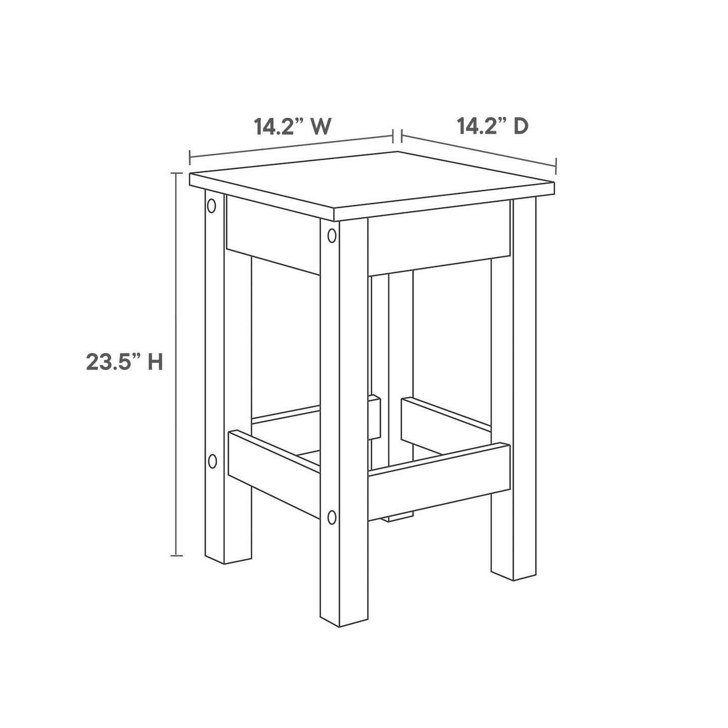 Meadowbrook 3-Piece Kitchen Island and Stool Set by Modway