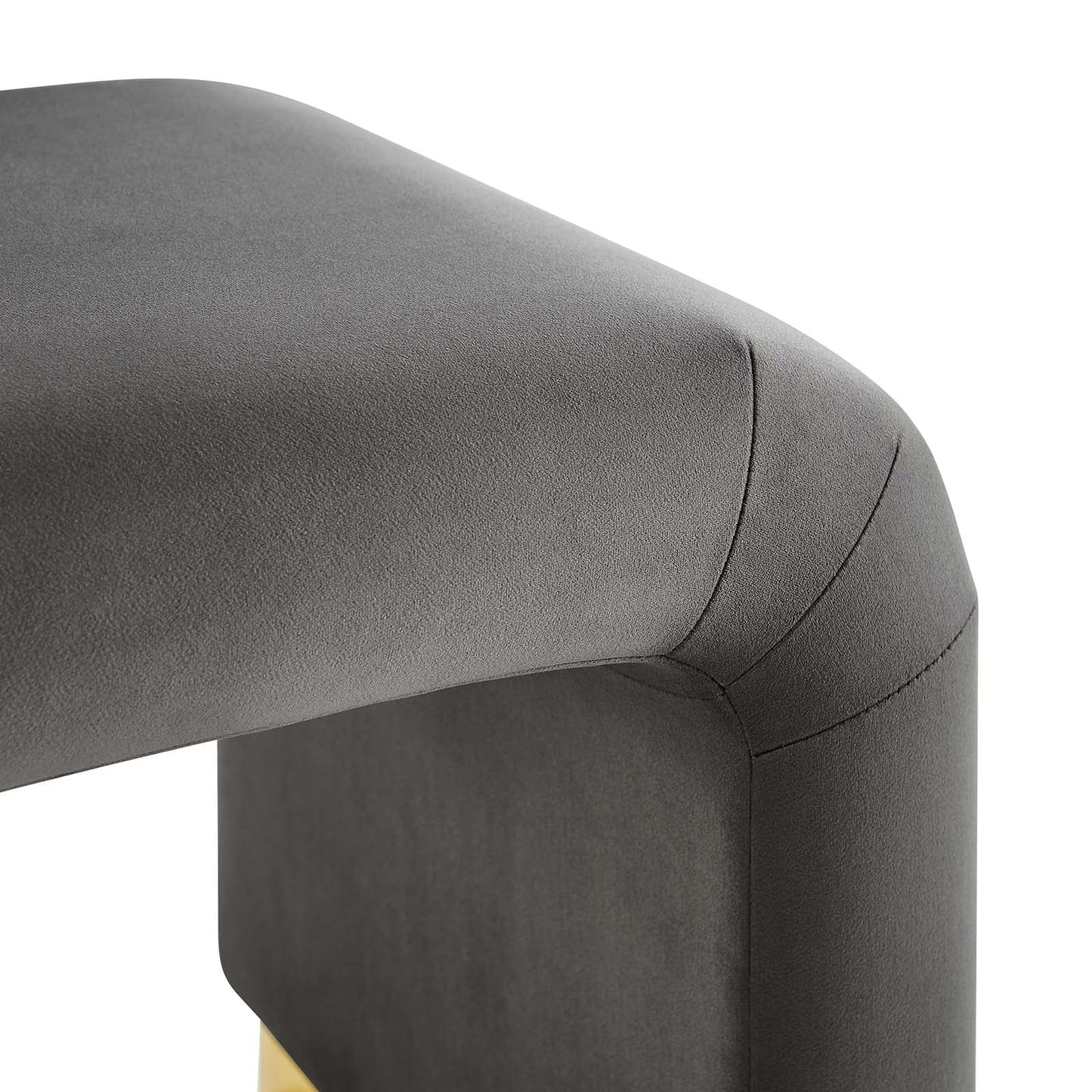 Koda Performance Velvet Waterfall Stool by Modway