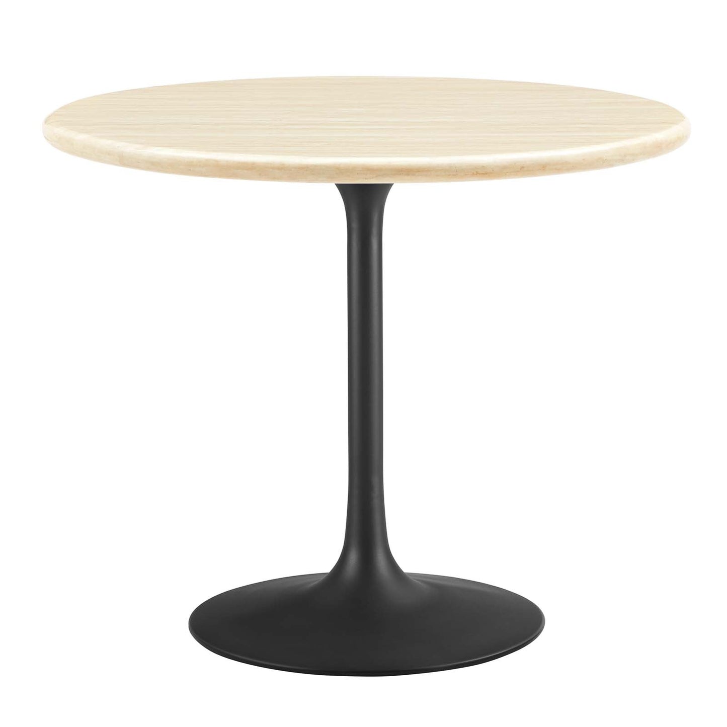 Lippa 36Ó Round Faux Travertine Dining Table by Modway