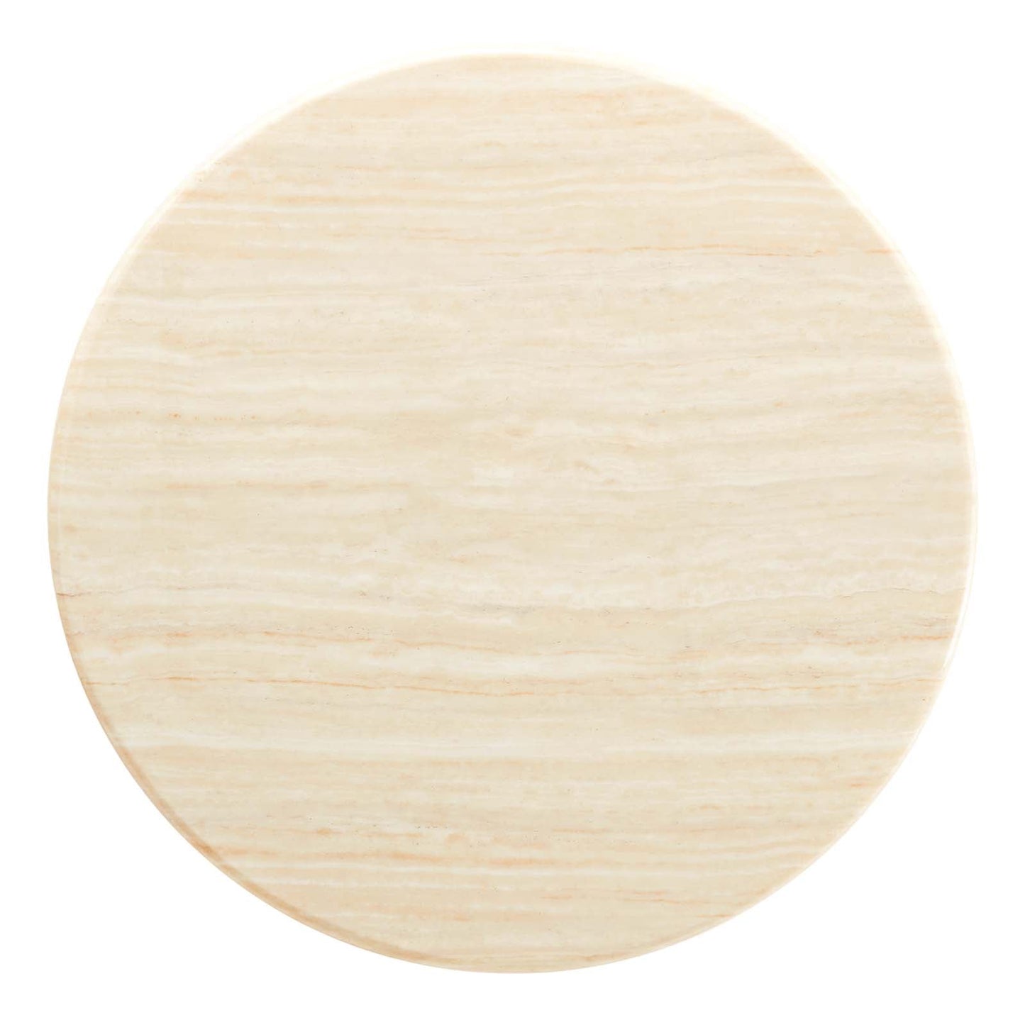 Lippa 36Ó Round Faux Travertine Dining Table by Modway