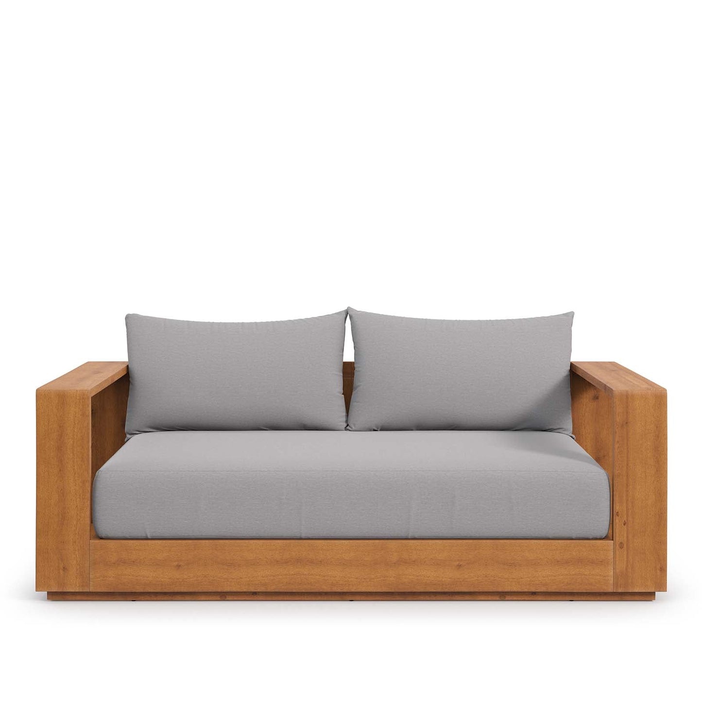 Tahoe Acacia Wood Outdoor Patio Acacia Wood Loveseat by Modway