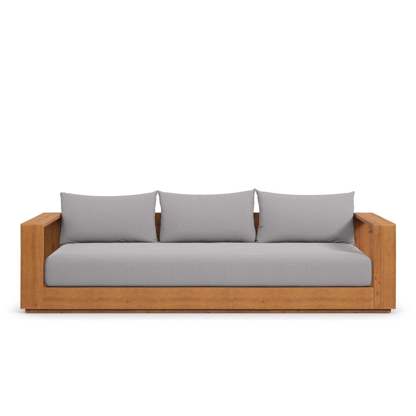 Tahoe Outdoor Patio Acacia Wood Sofa by Modway