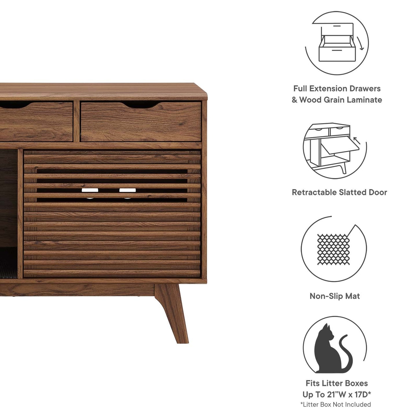 Render Cat Cabinet by Modway