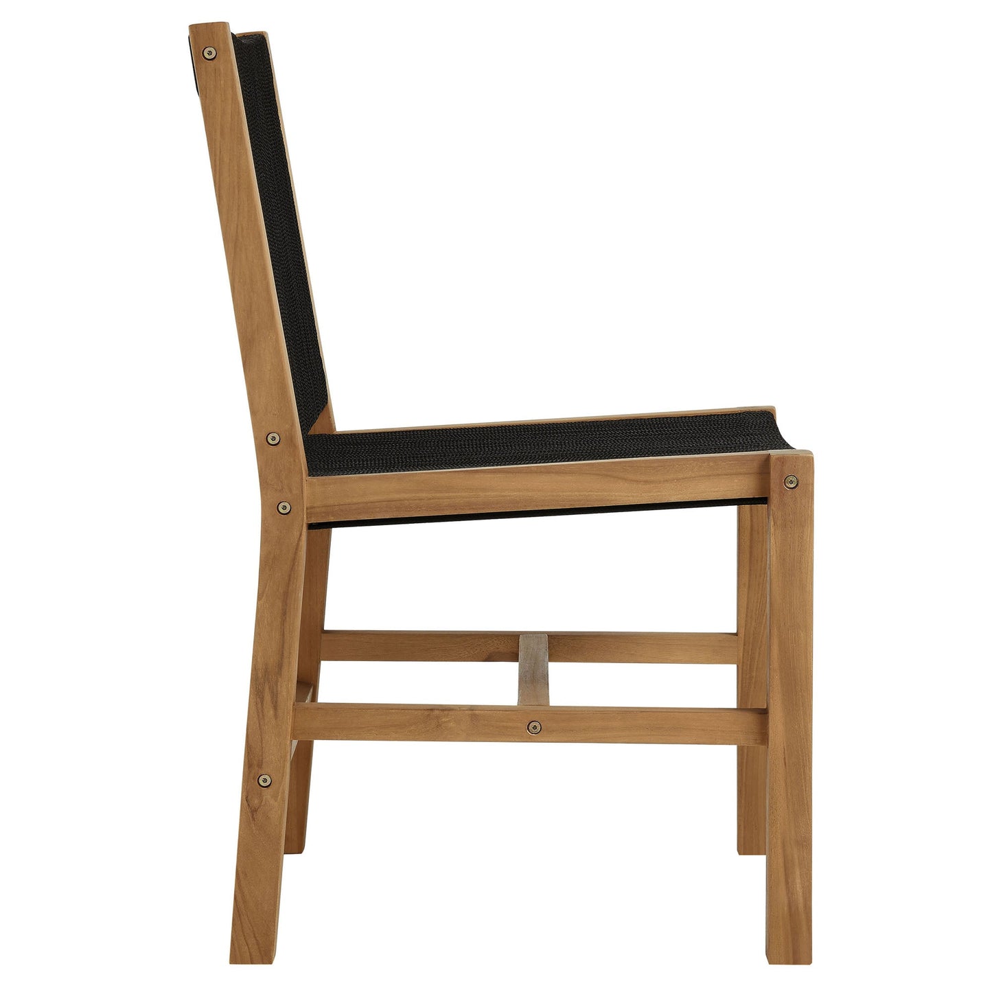 Vienna 7-Piece Outdoor Patio Teak and Rope Dining Set by Modway