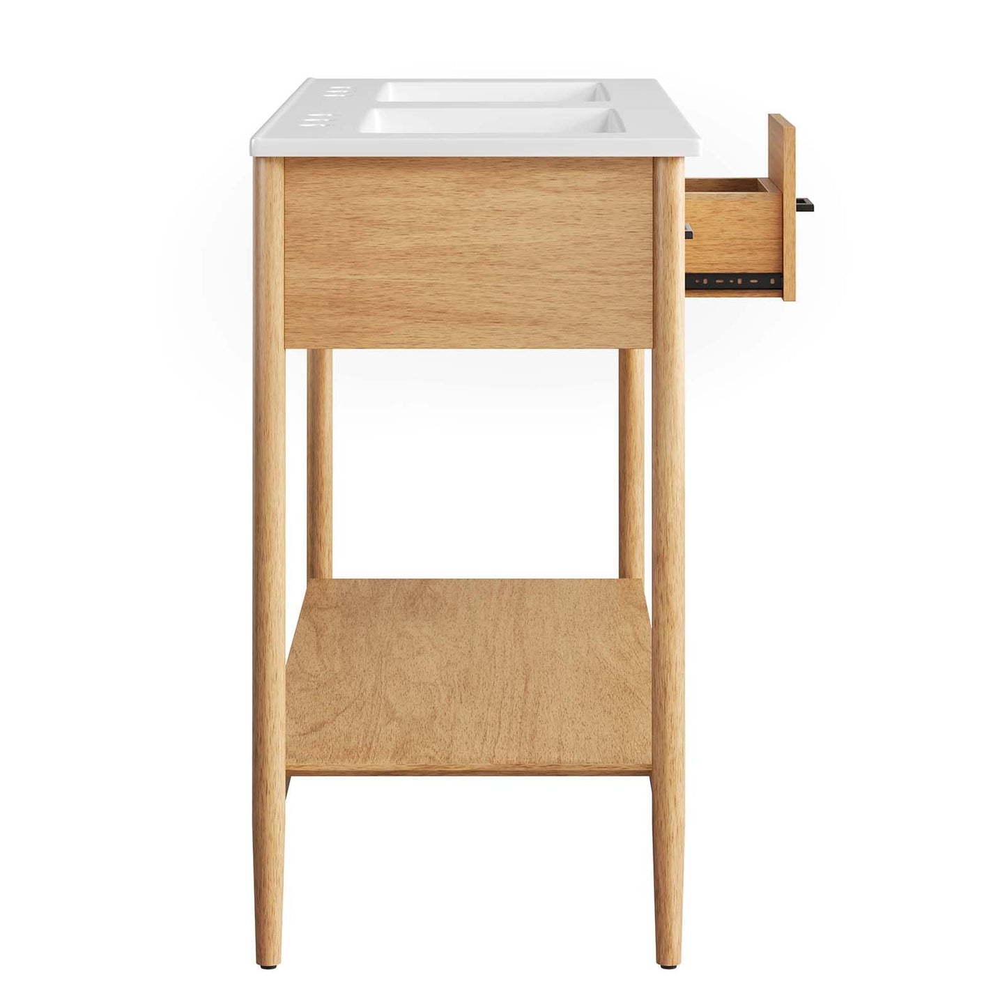 Zaire 48" Double Sink Bathroom Vanity by Modway
