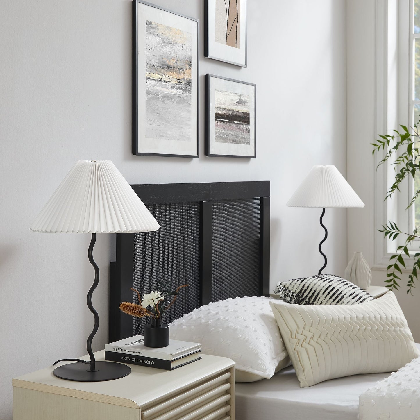 Wave Squiggle Table Lamp by Modway