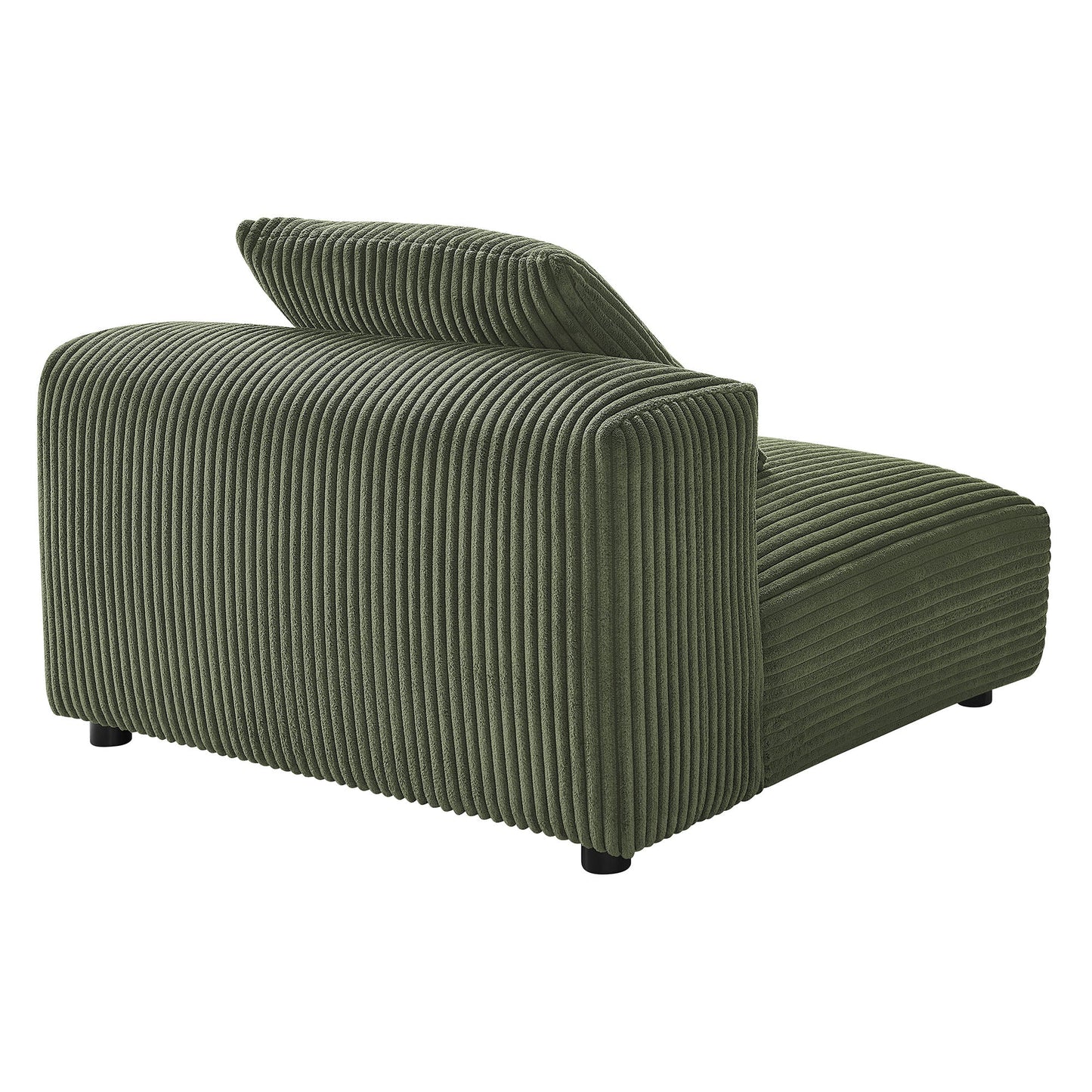 Solace Modular Corduroy Upholstered Armless Chair by Modway