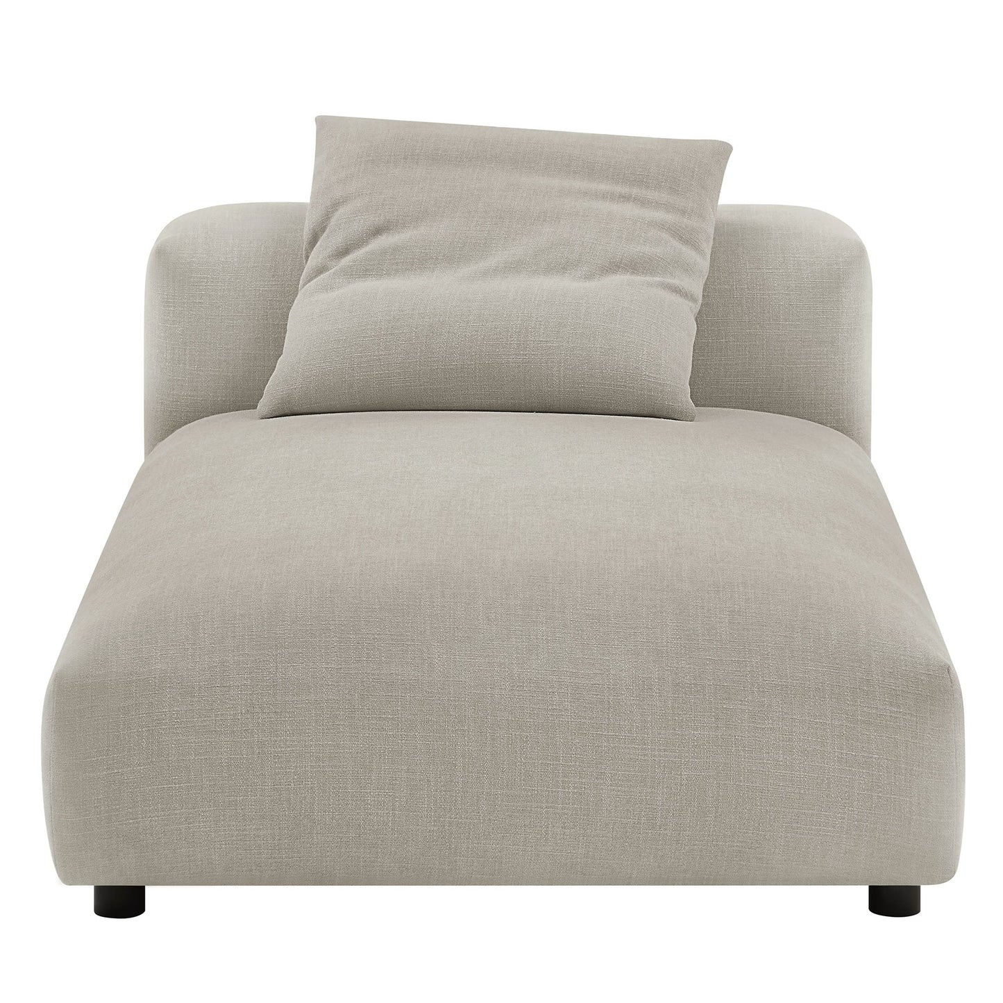 Solace 2-Piece Modular Upholstered Fabric Sectional Sofa With Chaise by Modway