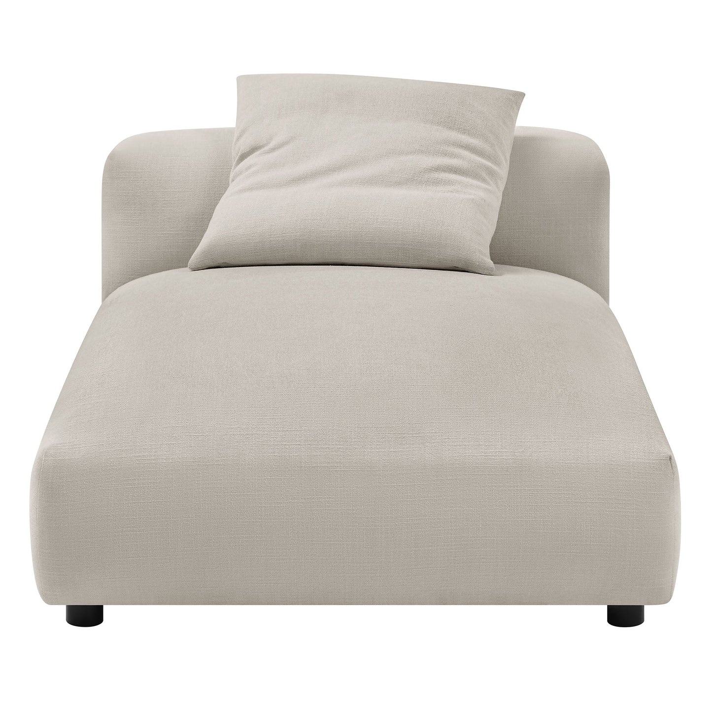 Solace Modular Upholstered Fabric Armless Chaise Lounge by Modway