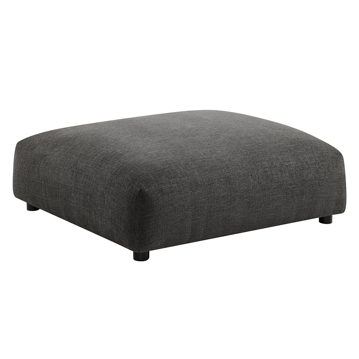 Solace 4-Piece Modular Upholstered Fabric Sectional Sofa With Ottoman by Modway