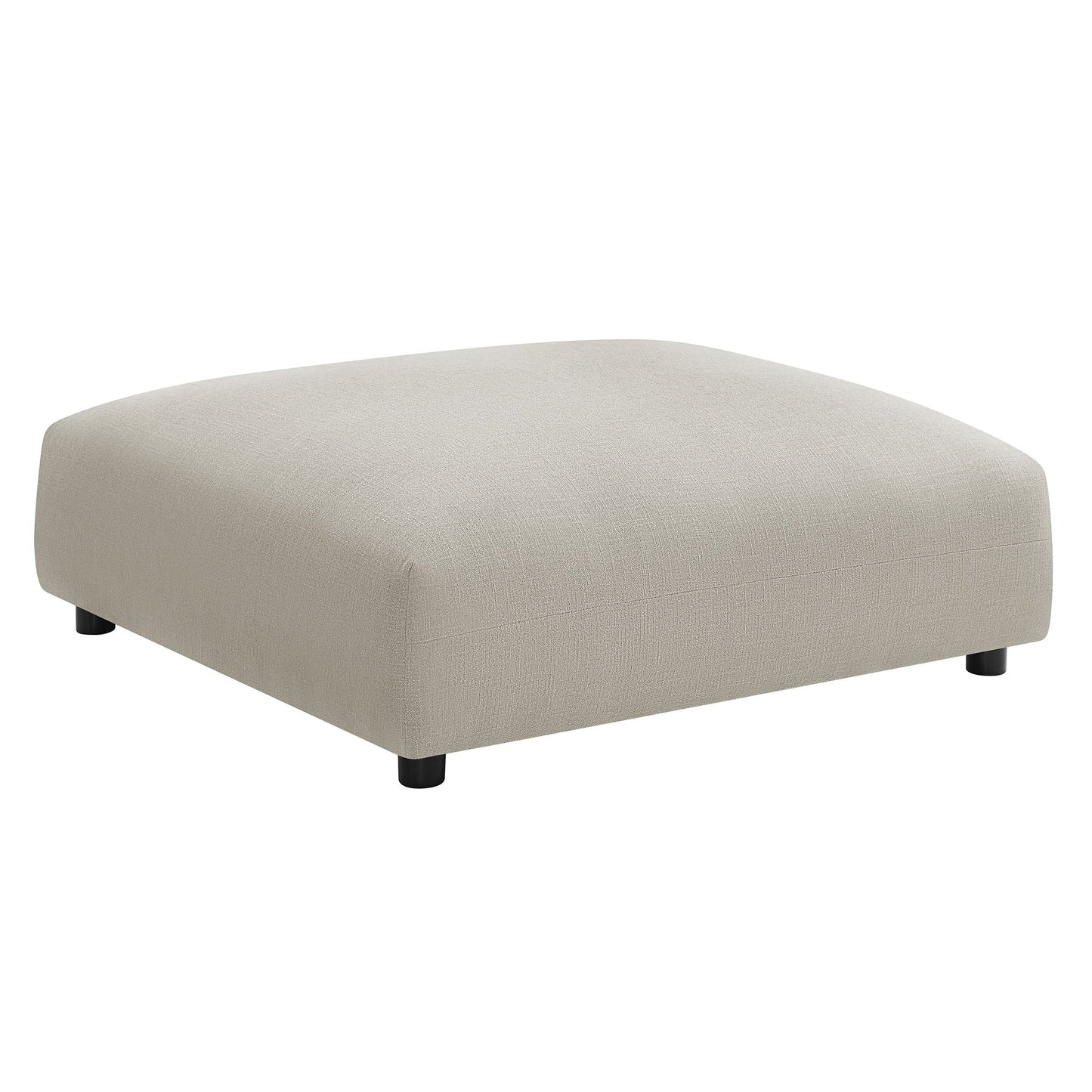 Solace Modular Upholstered Fabric Armless Loveseat and Ottoman Set by Modway