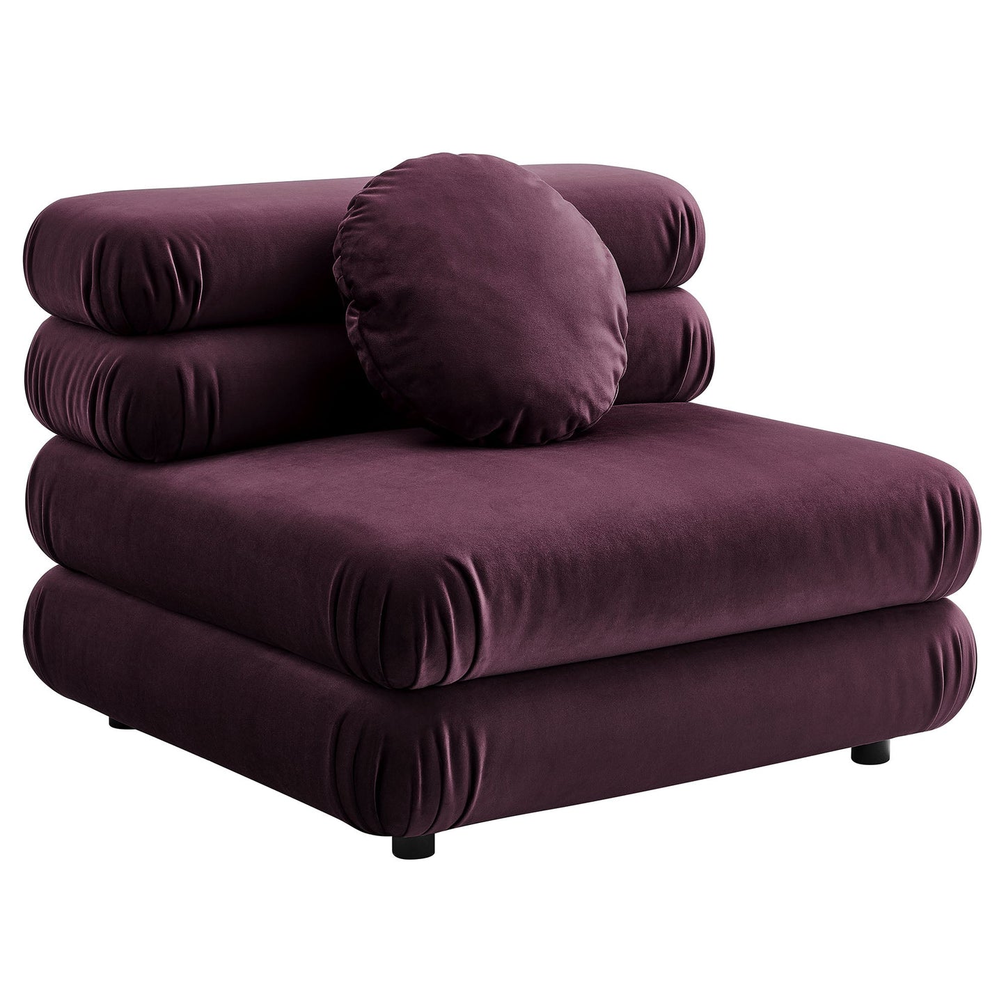 Jubilee Modular Performance Velvet Armless Chair by Modway